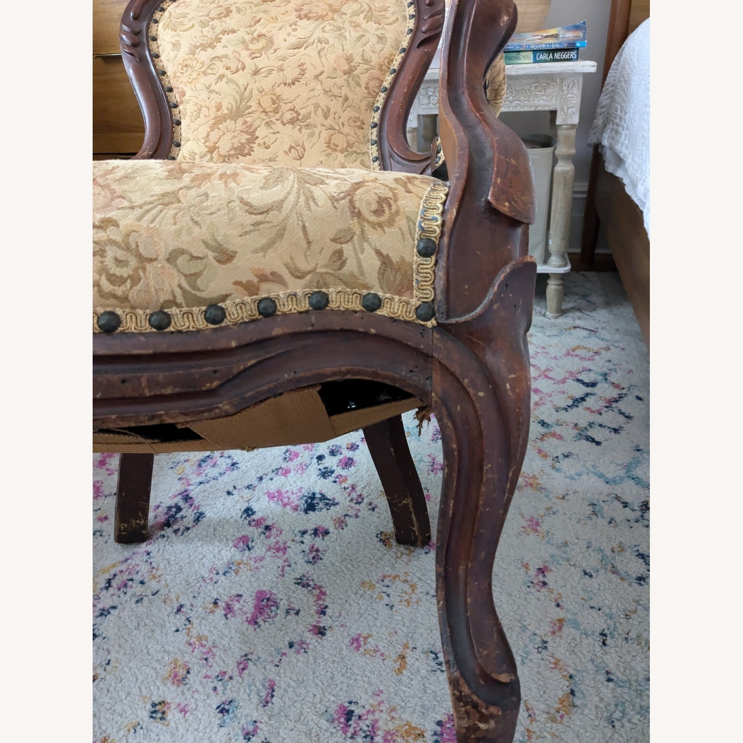Vintage Authentic Victorian Spoon Back Chair - image-2