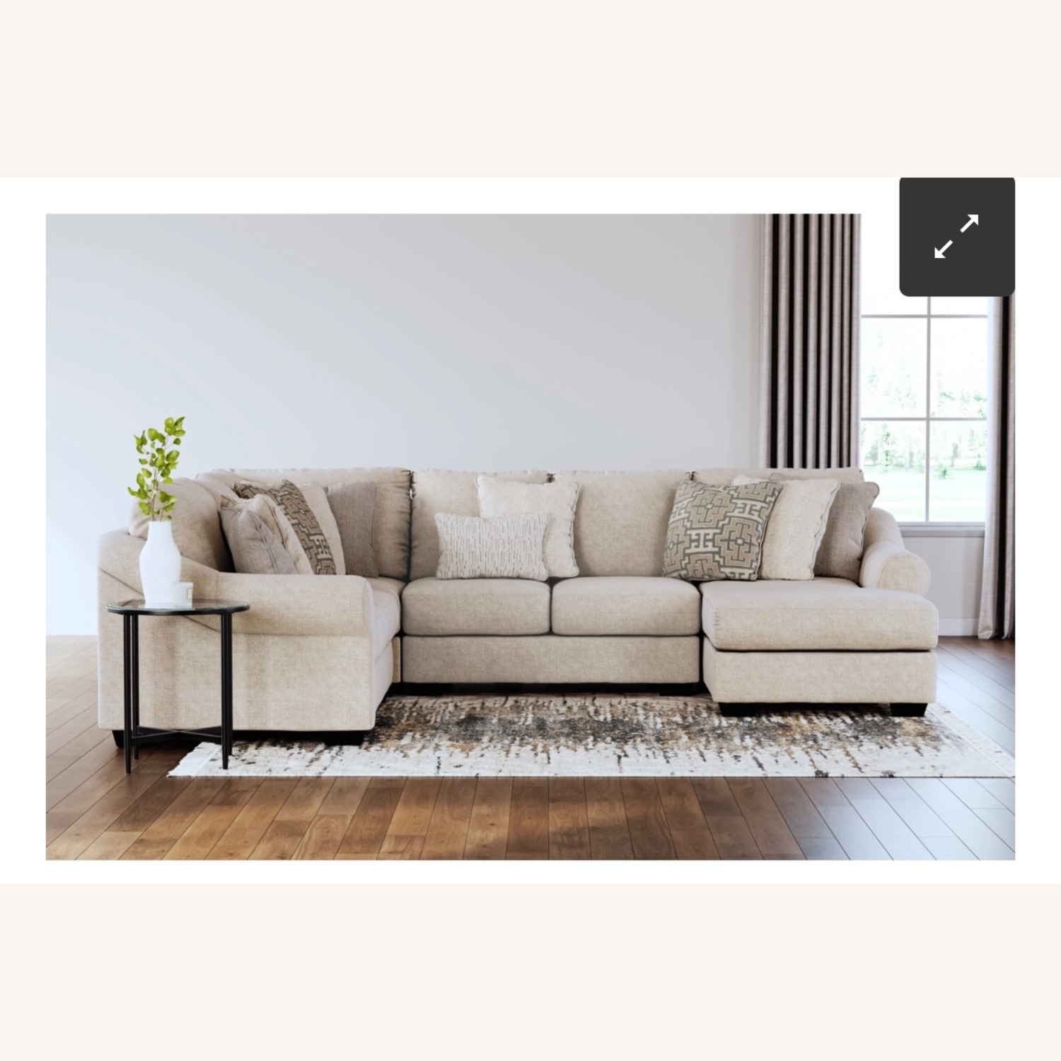 Carnaby 4-piece Sectional Living Room Sofa - image-5