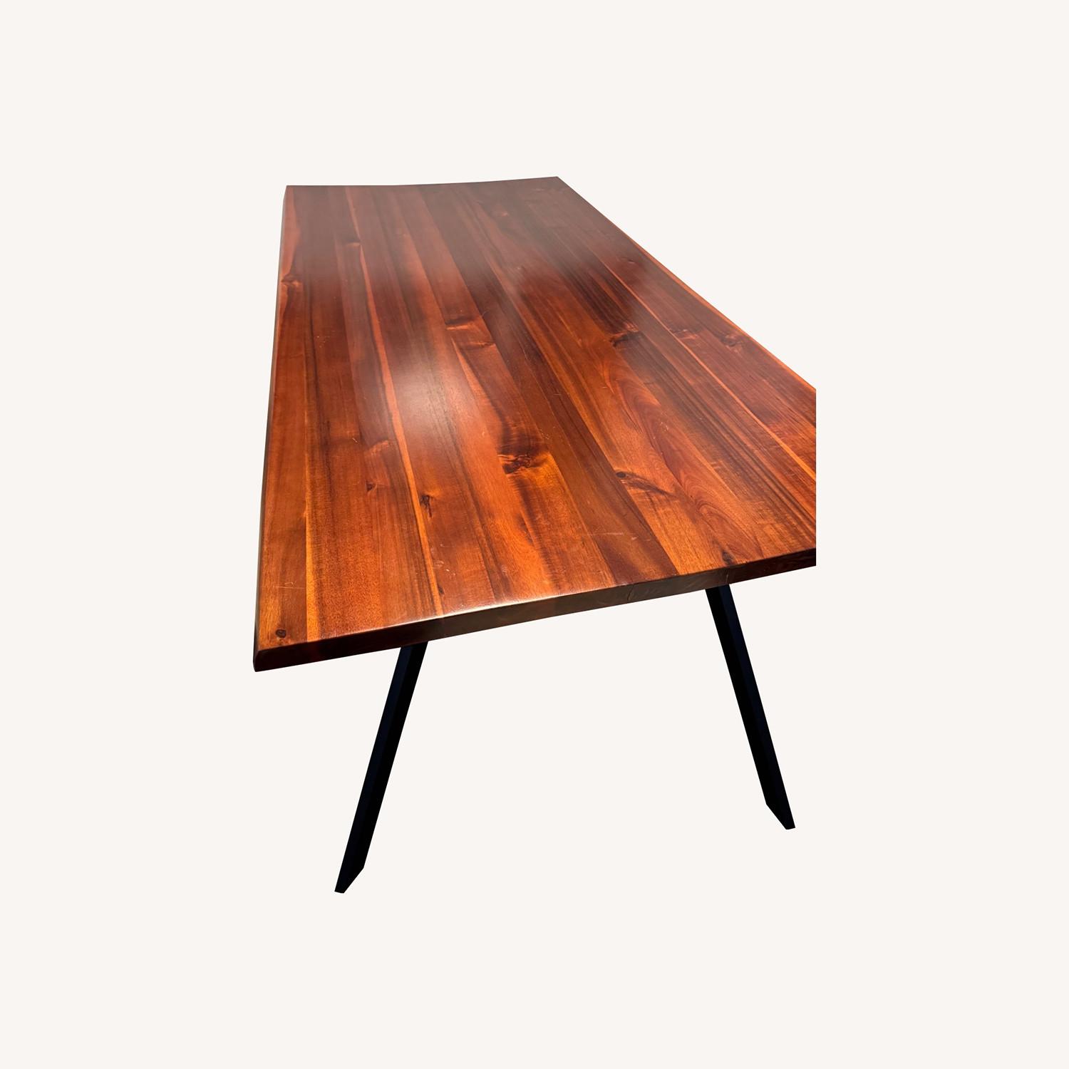 Walnut Live Edge Dining Table - image-0