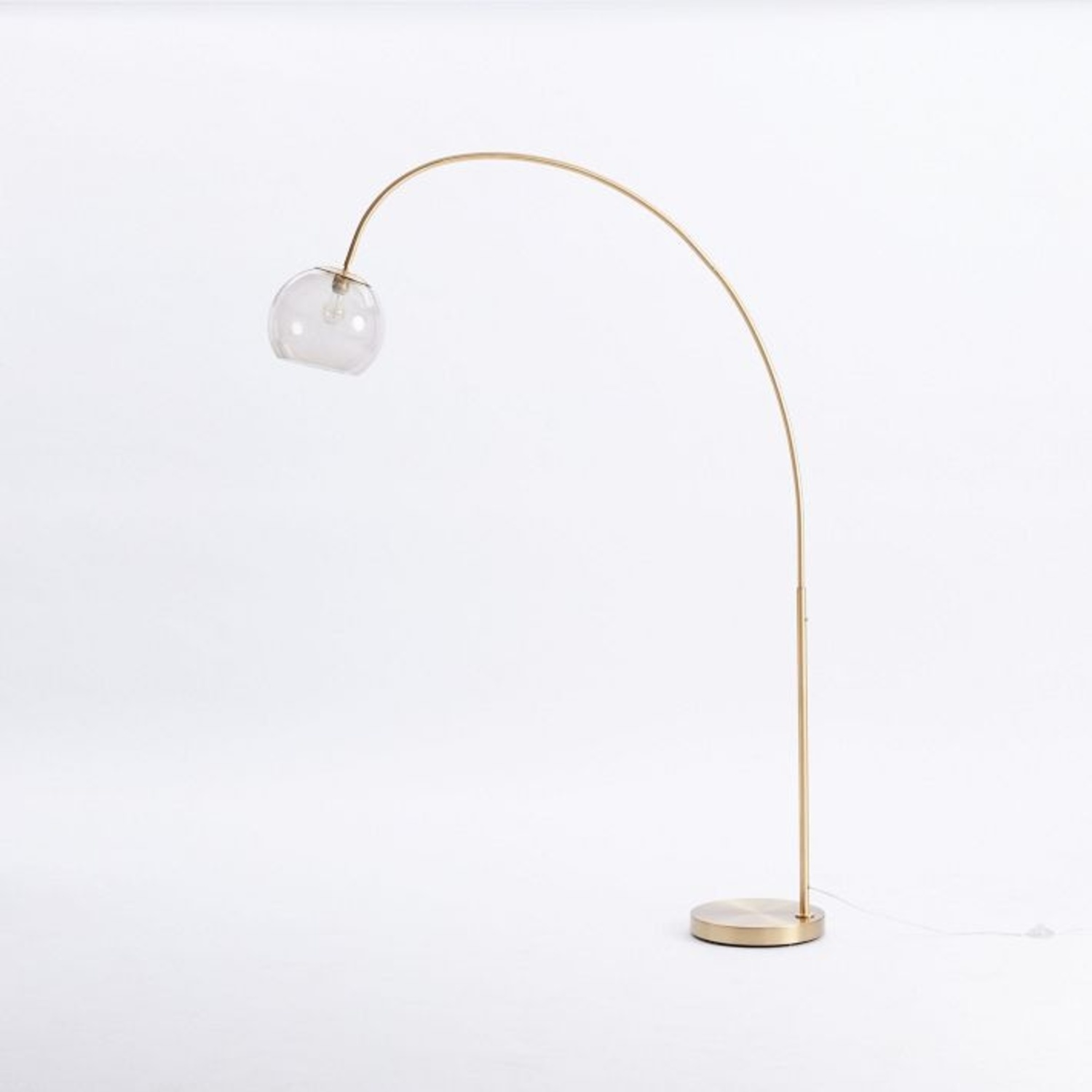 West Elm Overarching Acrylic Shade Floor Lamp - image-4
