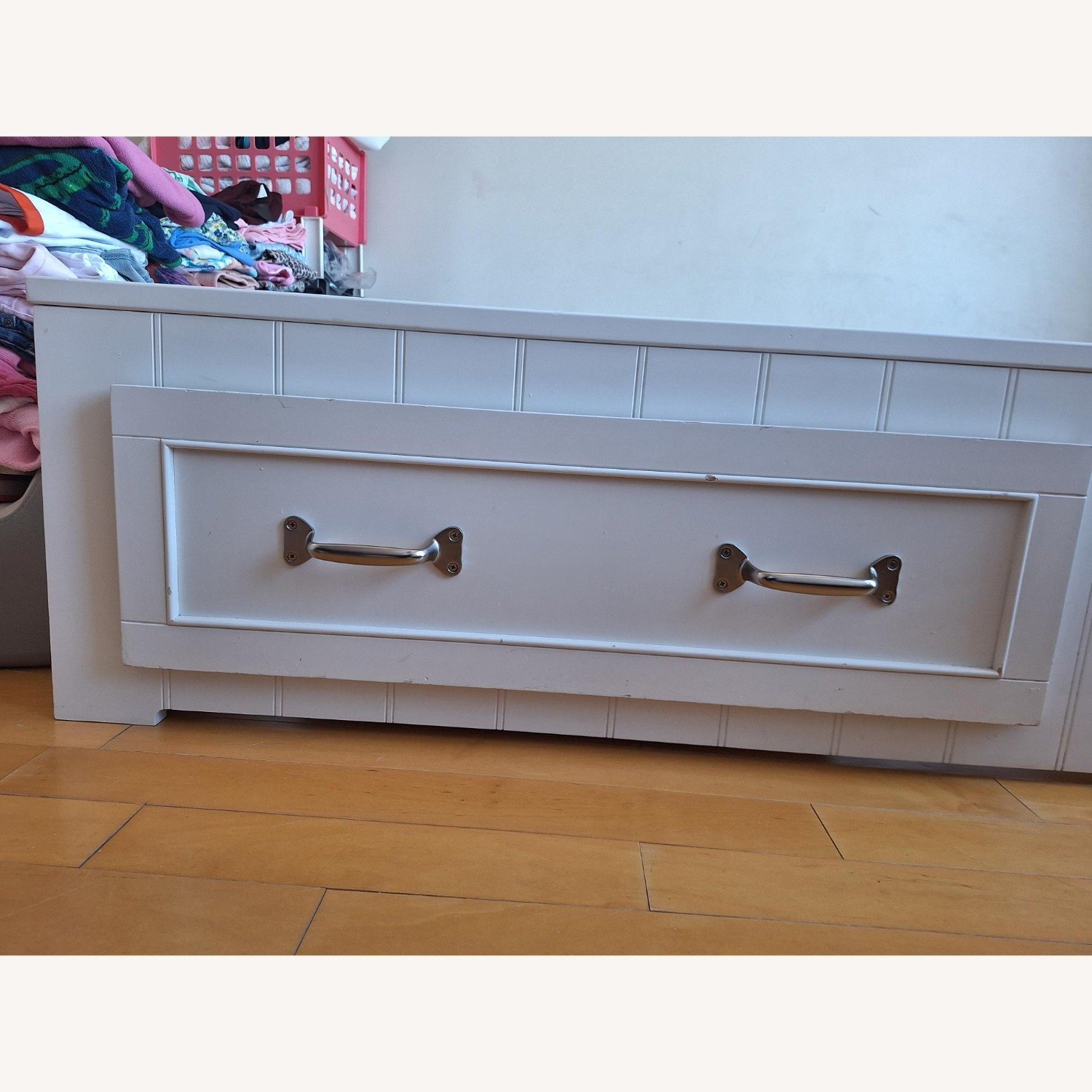 Pottery Barn Belden Twin Bed, Simply White - image-4