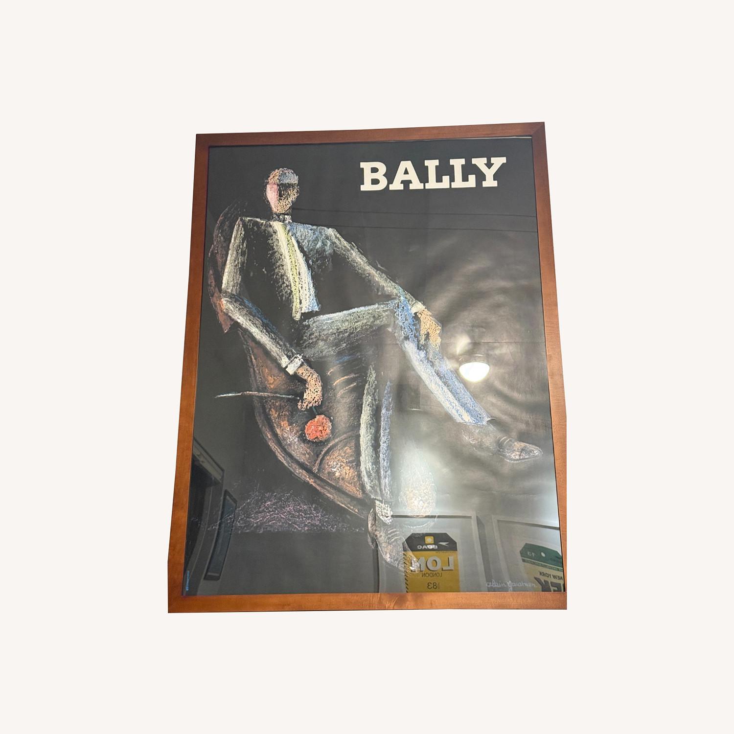 Vintage 1980s Bally Print - Professioally Framed - image-0