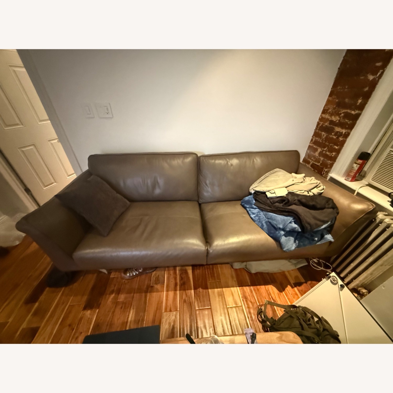 Keery 91" Leather Sofa, Created for Macy's - image-2