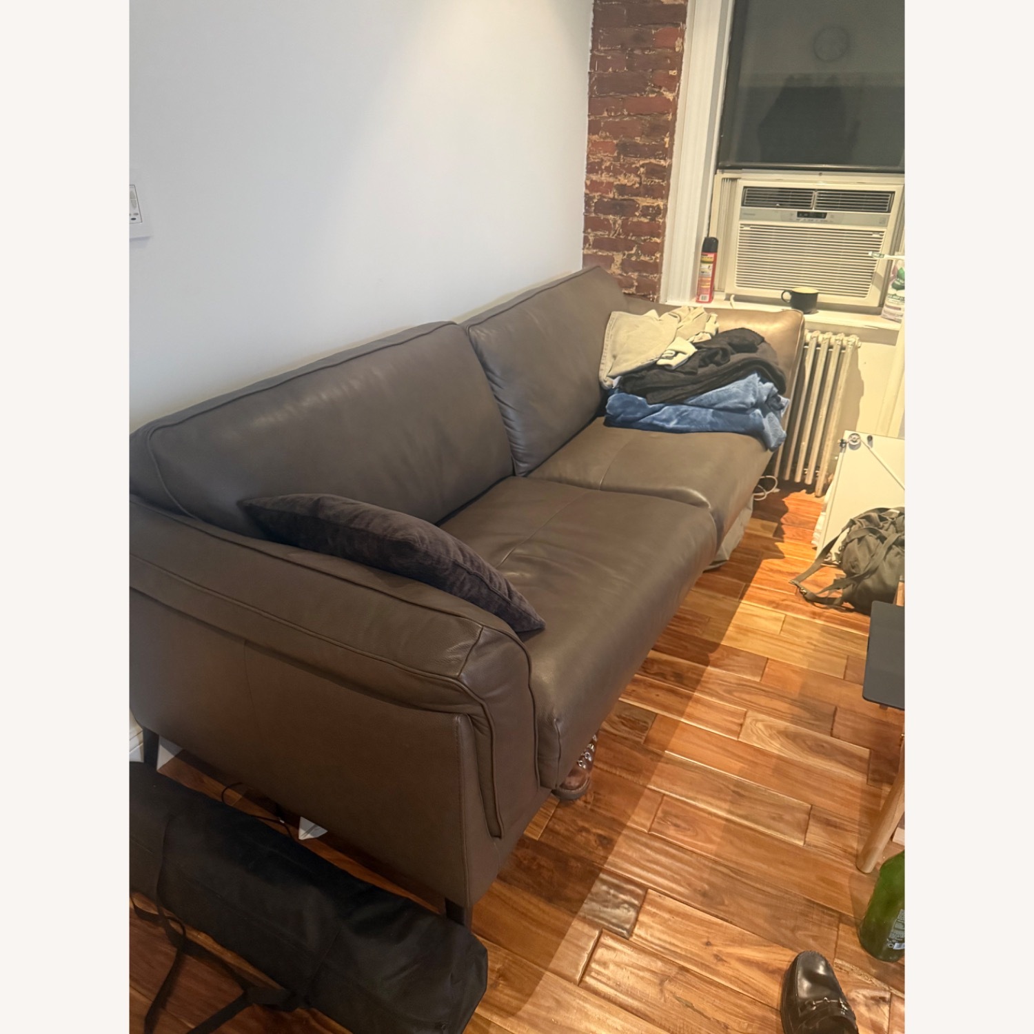 Keery 91" Leather Sofa, Created for Macy's - image-3