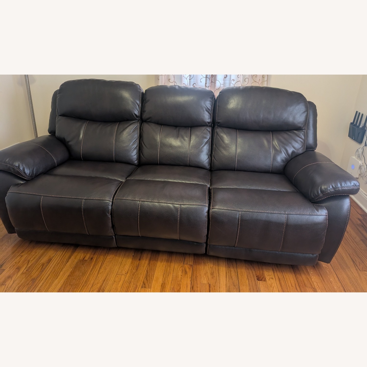Raymour & Flanigan 3 Seater Sofa with 2 Full Reclining Seats - image-2
