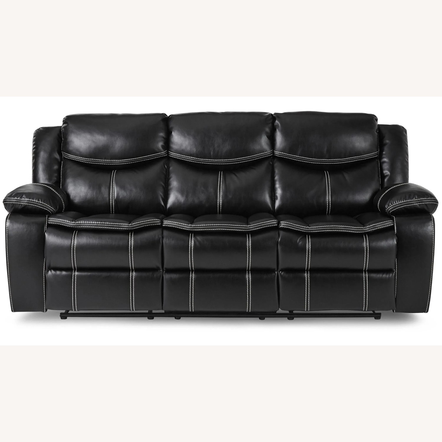 Raymour & Flanigan 3 Seater Sofa with 2 Full Reclining Seats - image-5