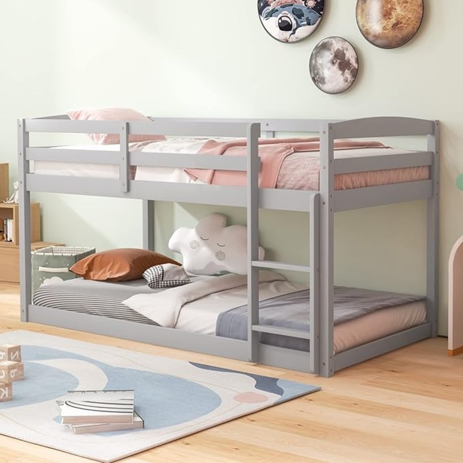 Giantex Twin Low Bunk Bed - image-4