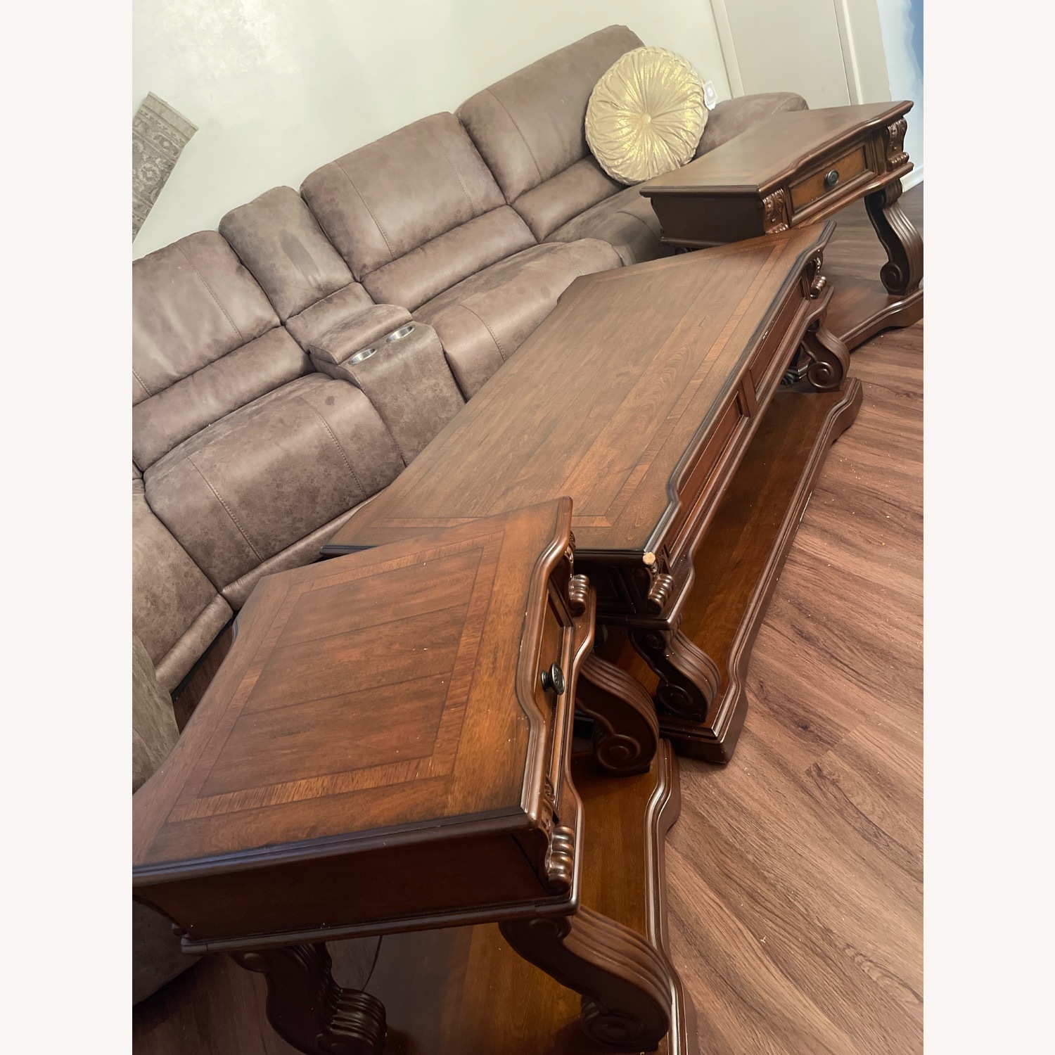 Ashley Furniture Coffee Table and Table Ends - image-3