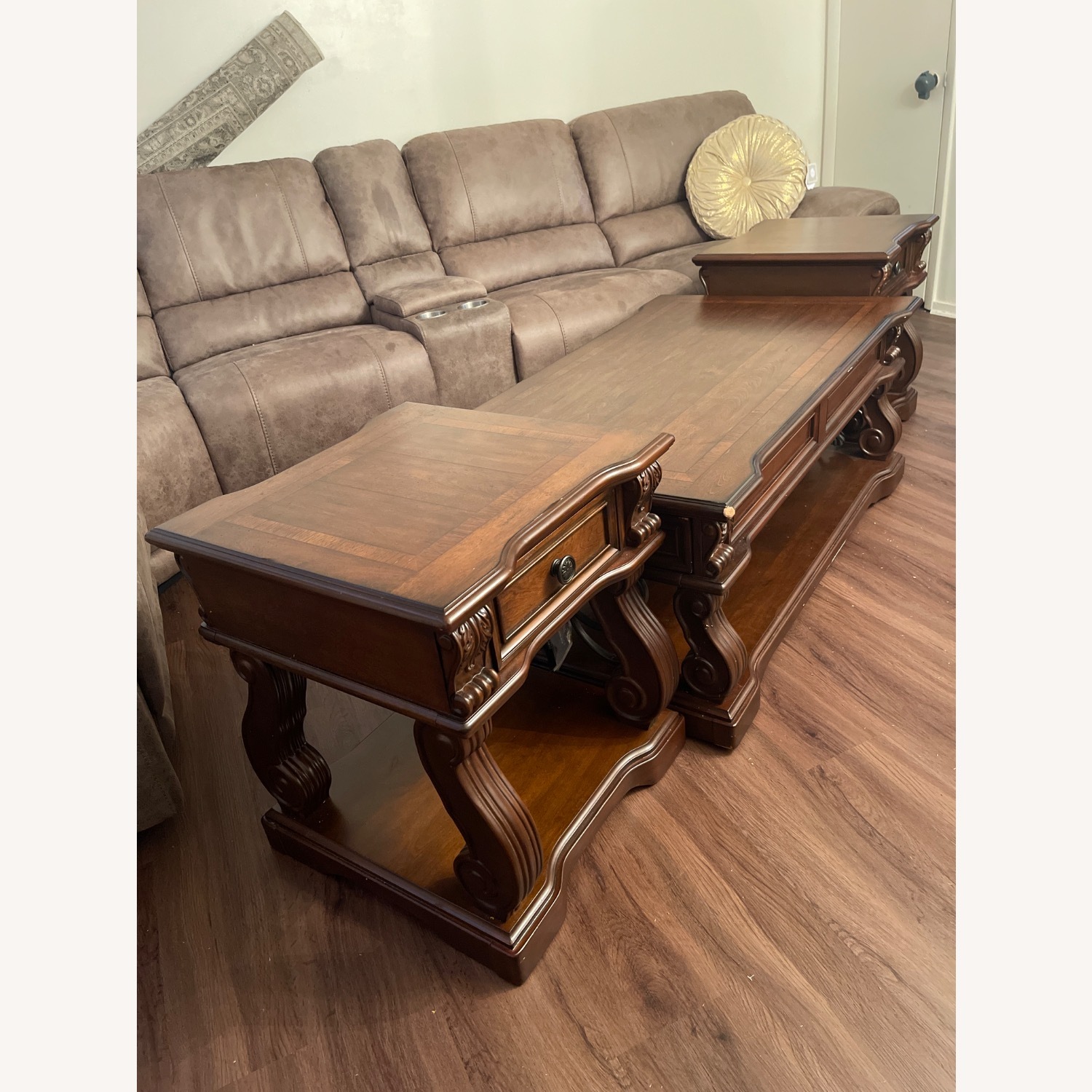 Ashley Furniture Coffee Table and Table Ends - image-2