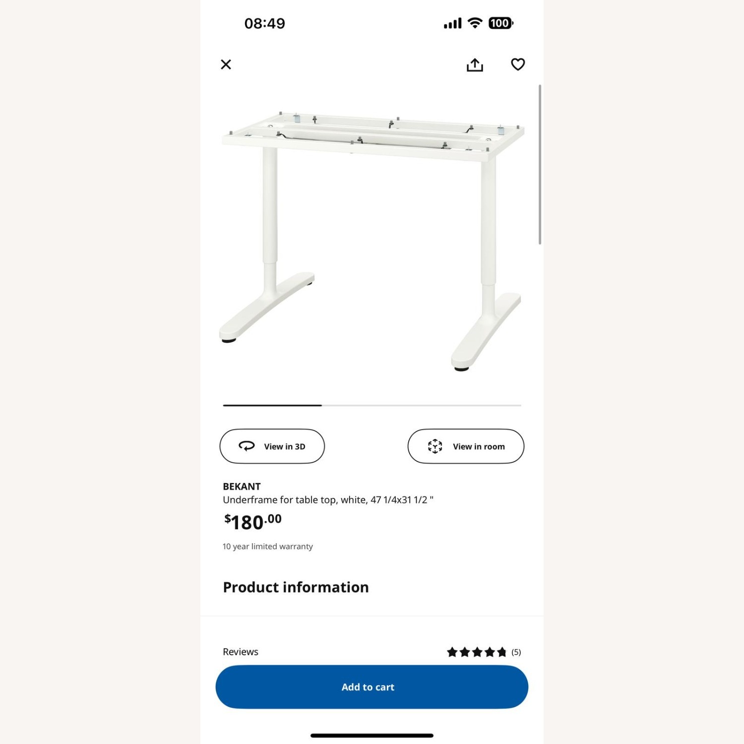 IKEA BEKANT Desk  - image-5