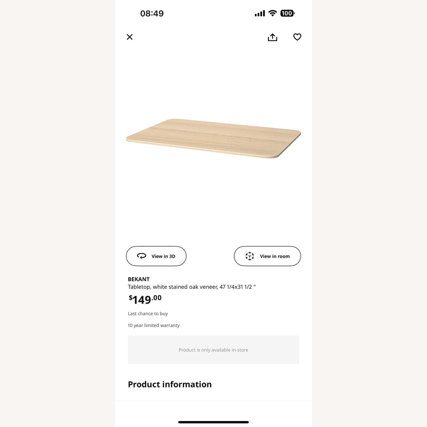 IKEA BEKANT Desk  - image-4