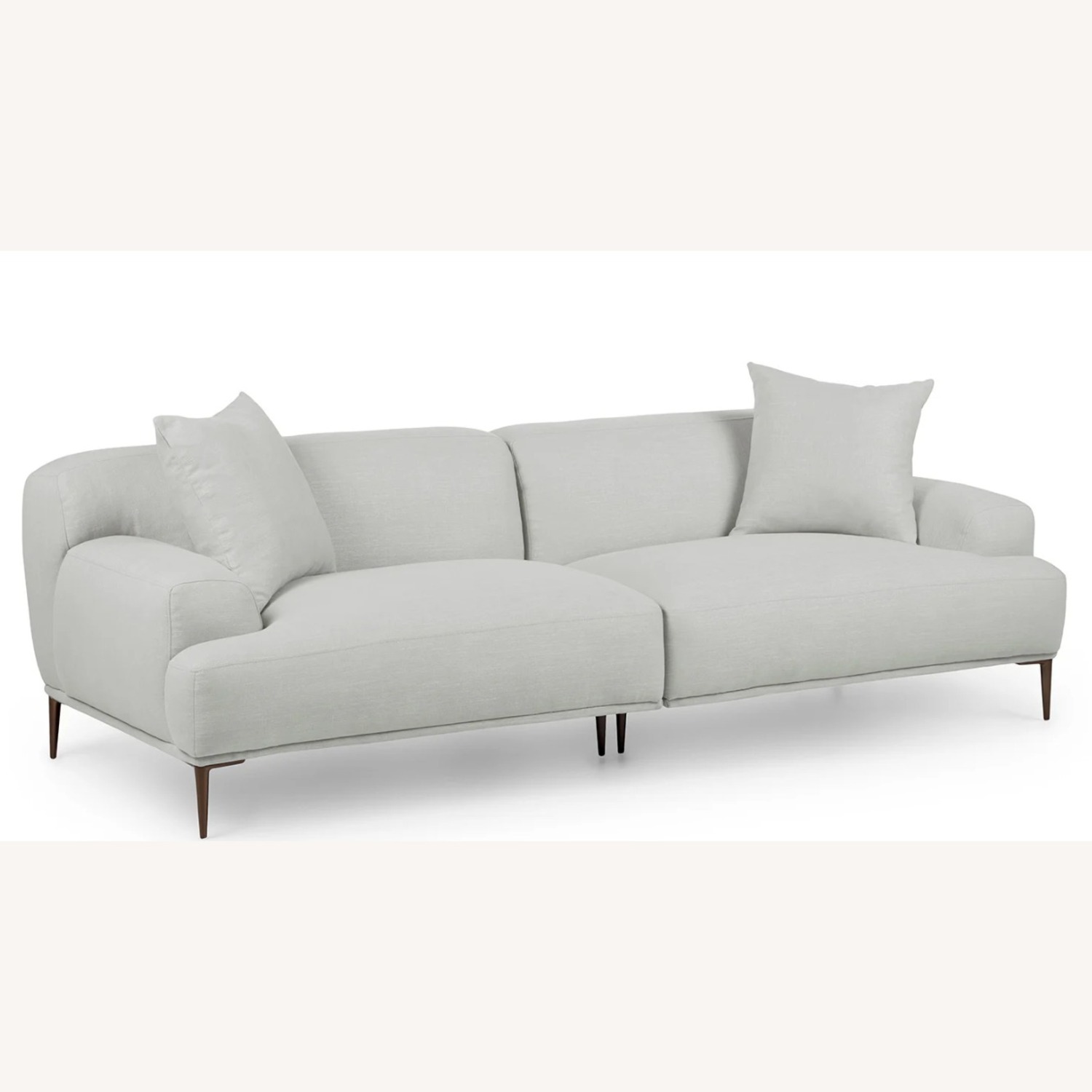 Article 91" Abisko Sofa Welsh Grey with Ottoman - image-1