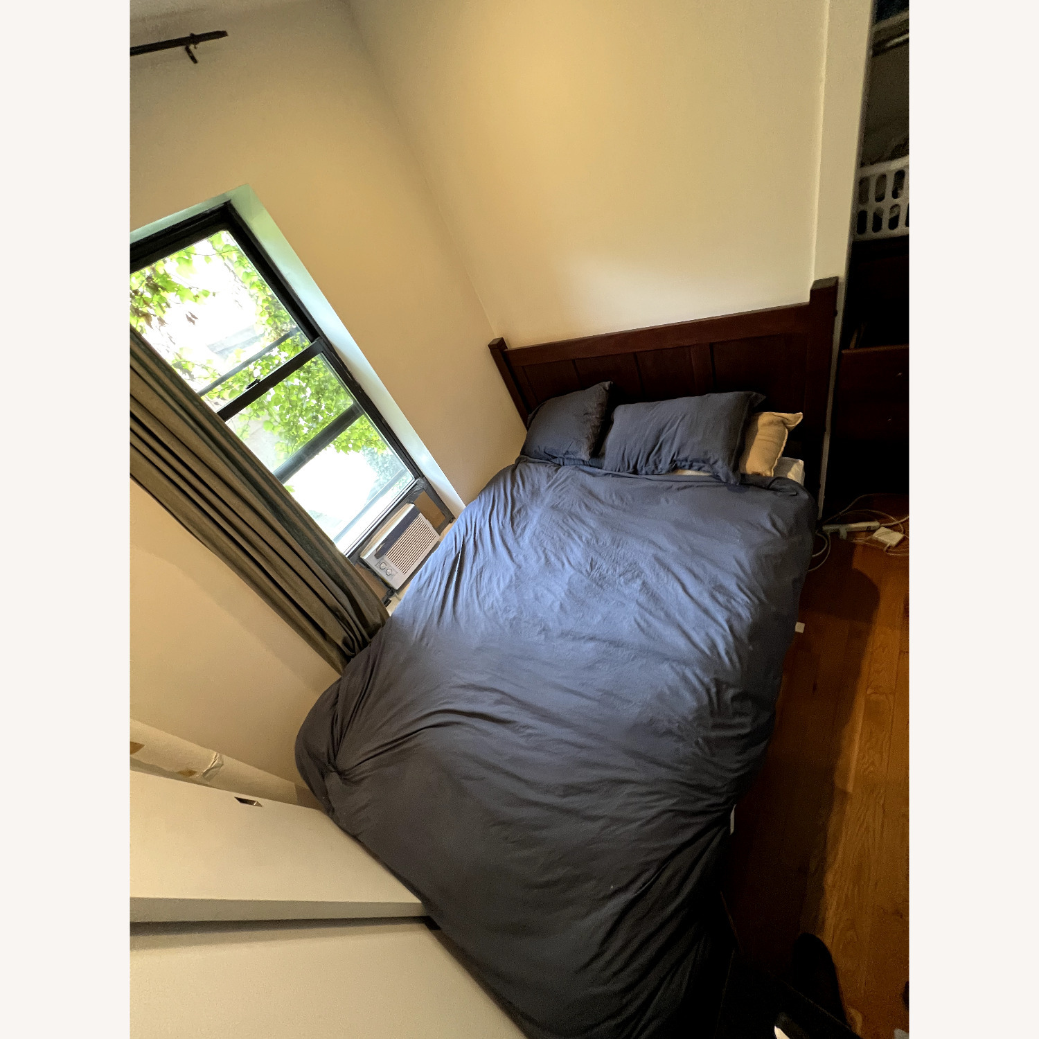 Shaker Solid Wood Panel Bed - image-2