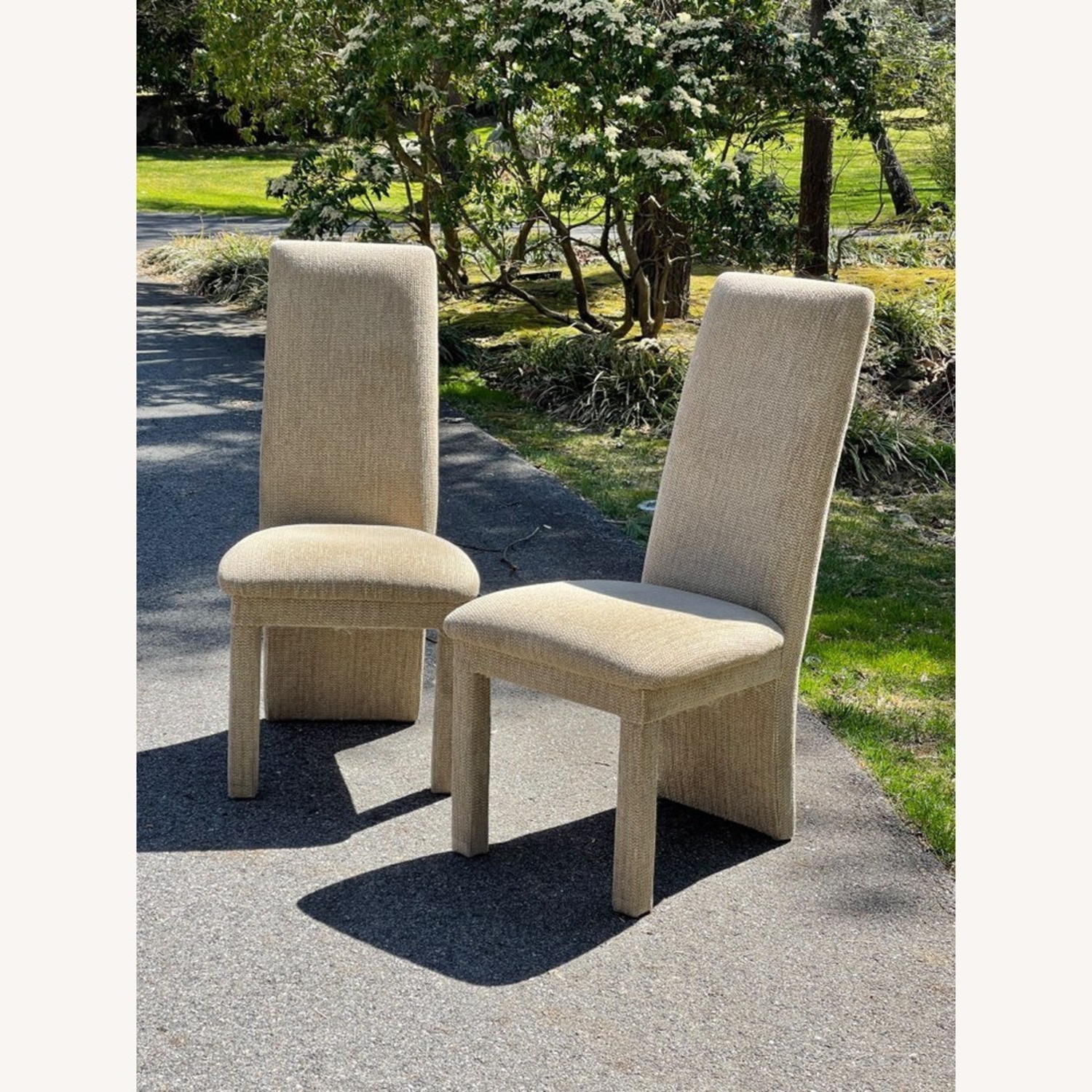 Vintage Milo Baughman Upholstered Dining Chairs - image-7