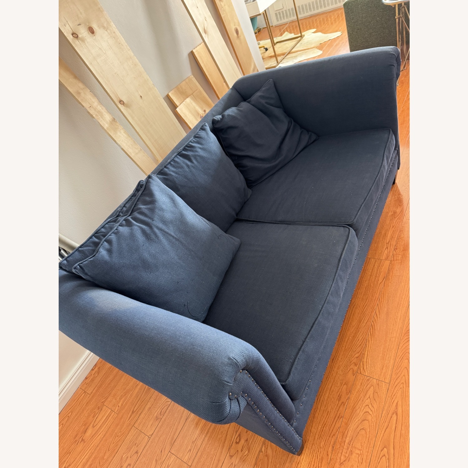 Crate & Barrel Loveseat Couch - image-1
