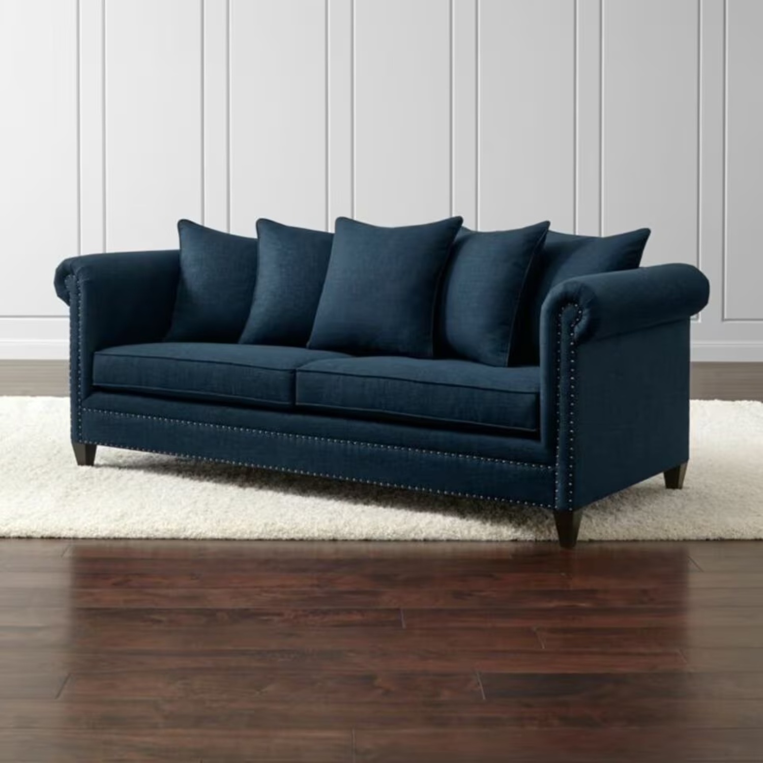 Crate & Barrel Loveseat Couch - image-5