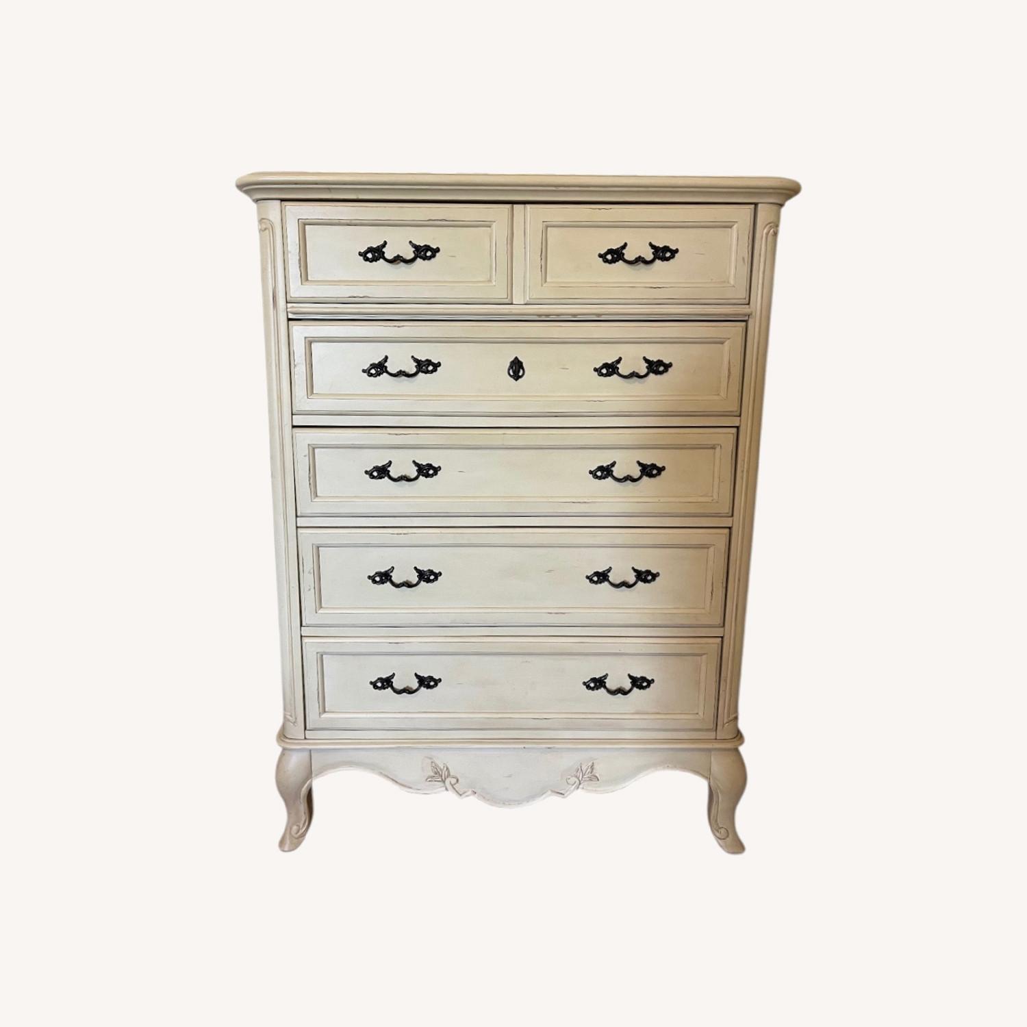 French-Style Shabby Chic Dresser Chest - image-0