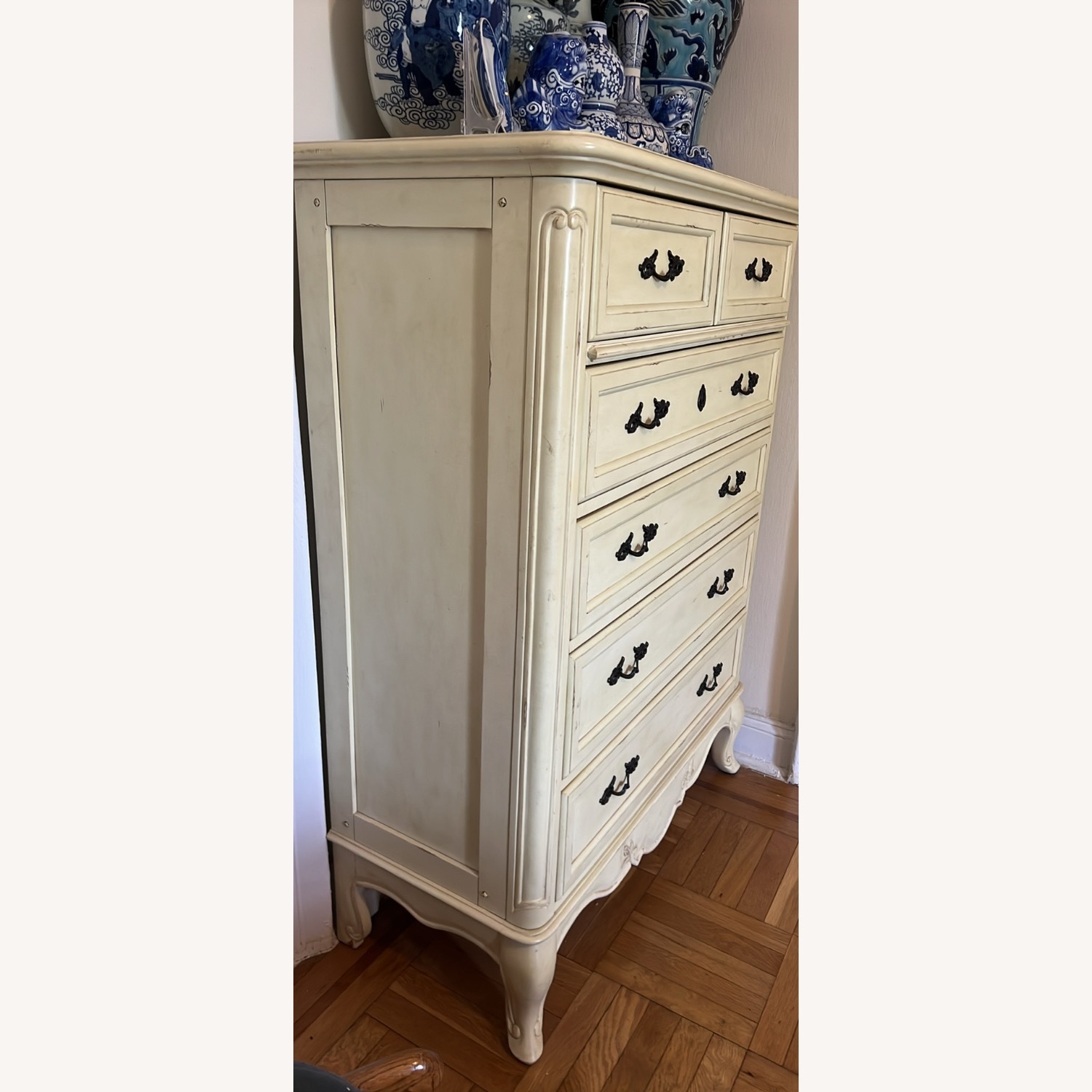 French-Style Shabby Chic Dresser Chest - image-7