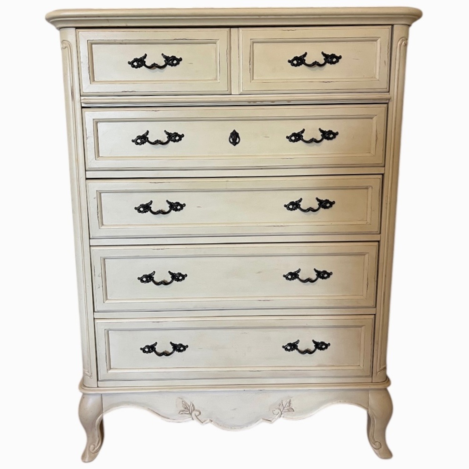 French-Style Shabby Chic Dresser Chest - image-1