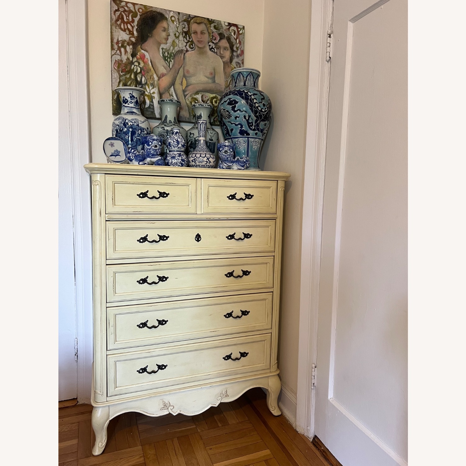 French-Style Shabby Chic Dresser Chest - image-2