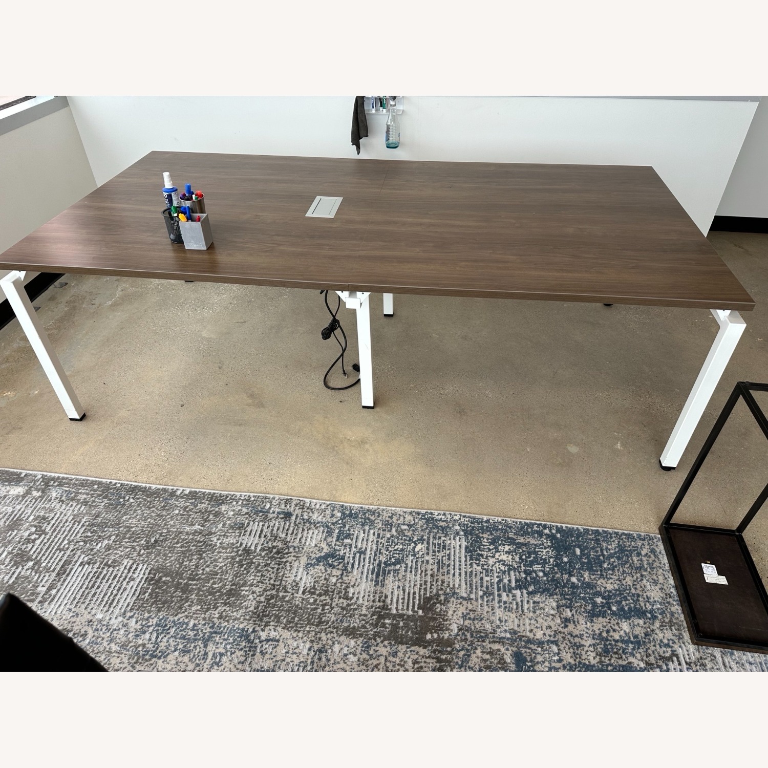 Large Office Table W Power  - image-2