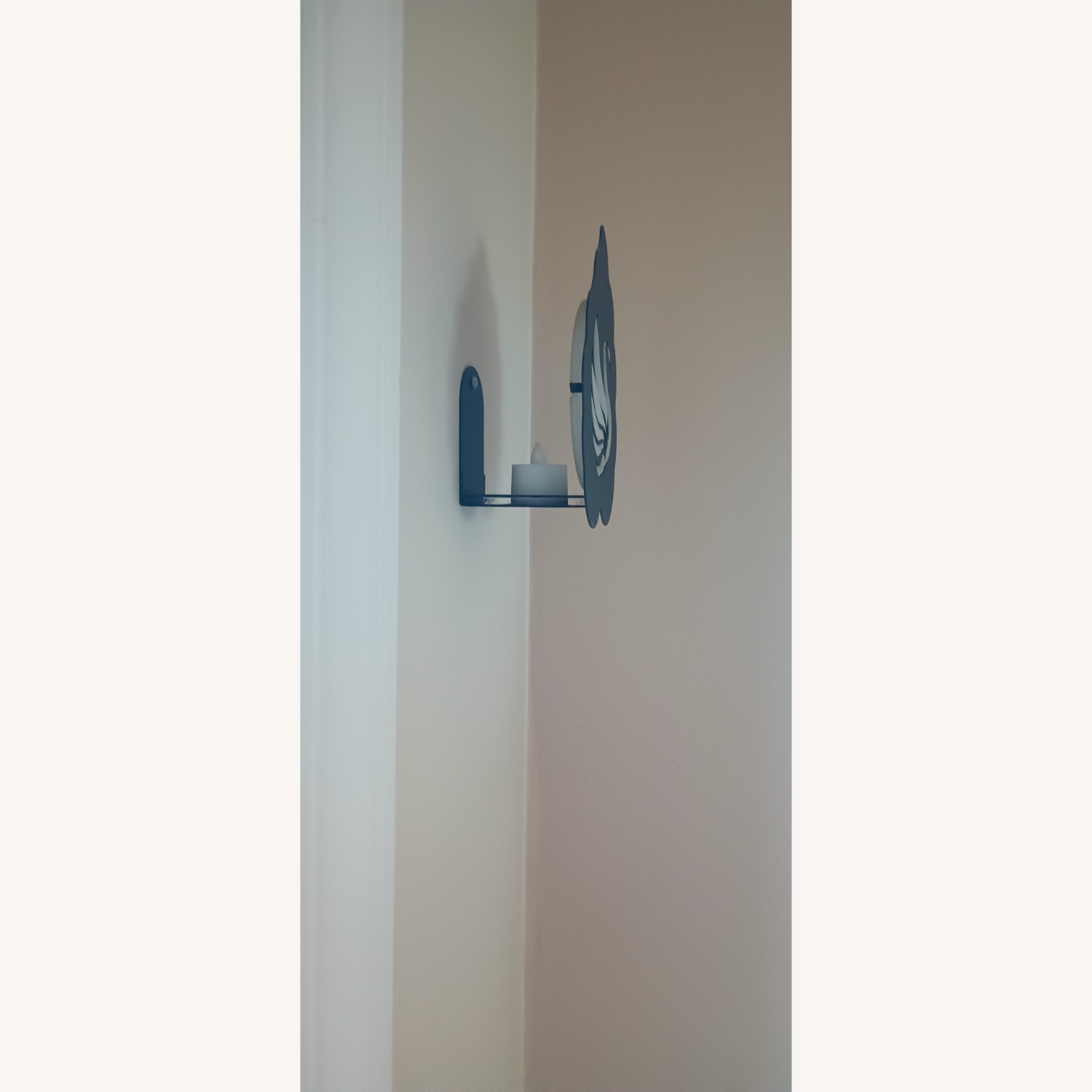 Asian Style Art and 2 Tea Light Wall Sconces - image-5