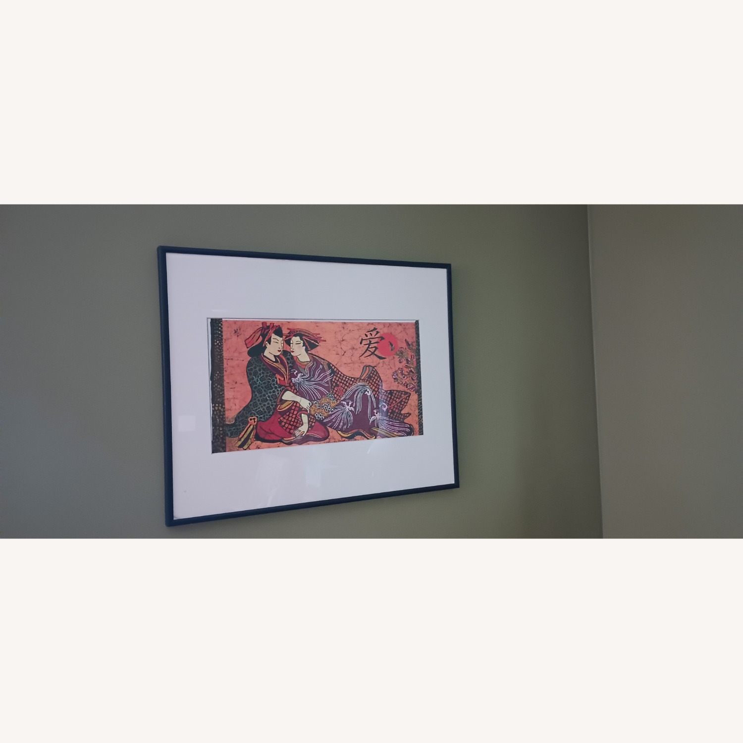 Asian Style Art and 2 Tea Light Wall Sconces - image-4