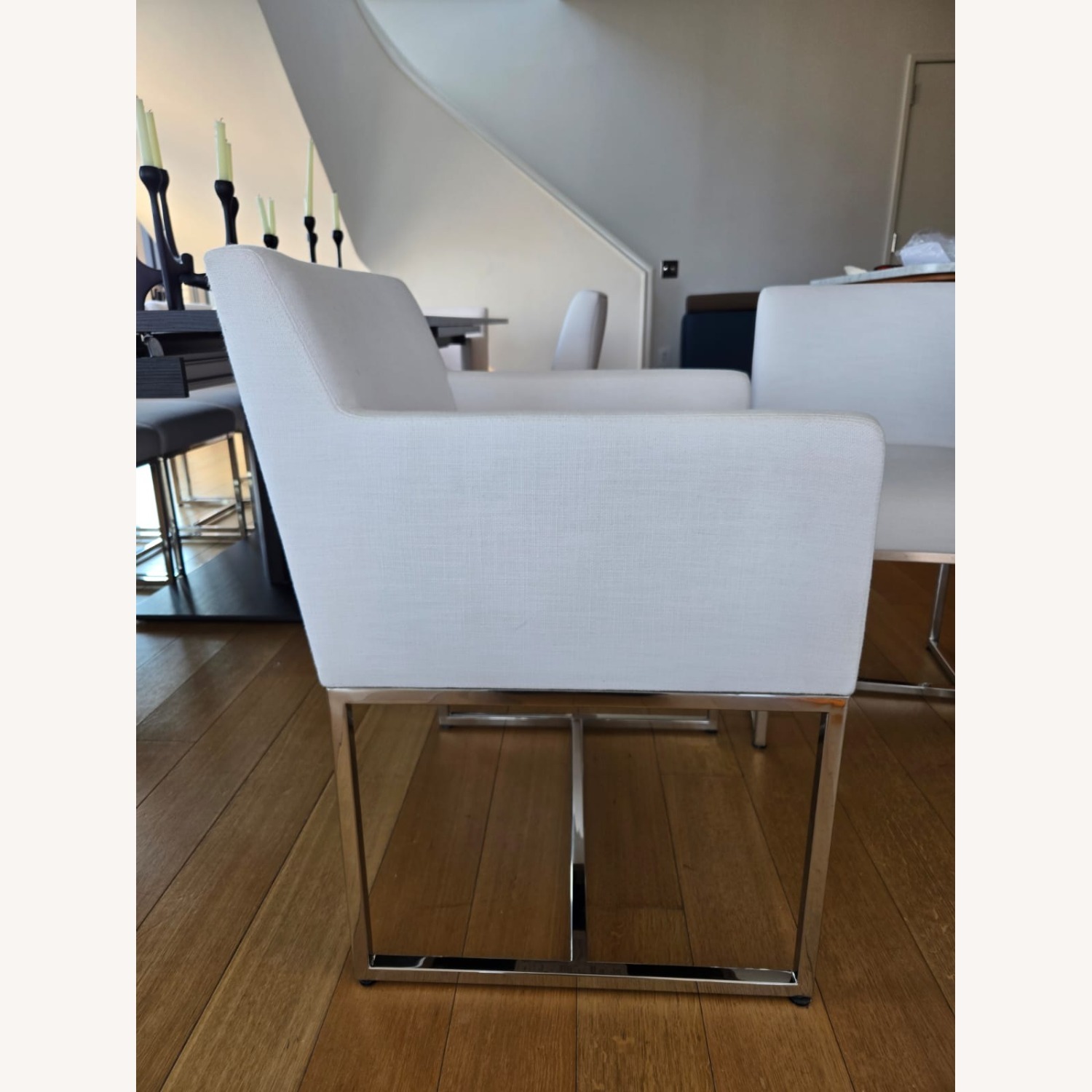 Restoration Hardware Dove Emery Dining Chairs - image-3