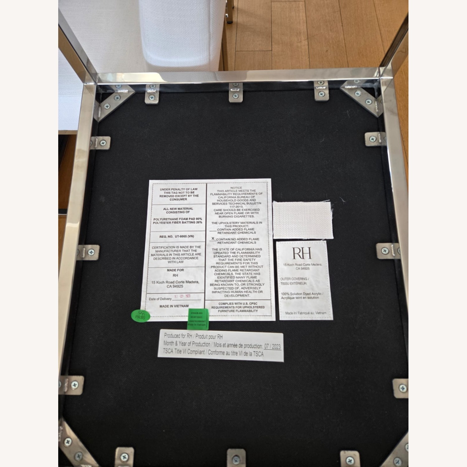 Restoration Hardware Dove Emery Dining Chairs - image-18