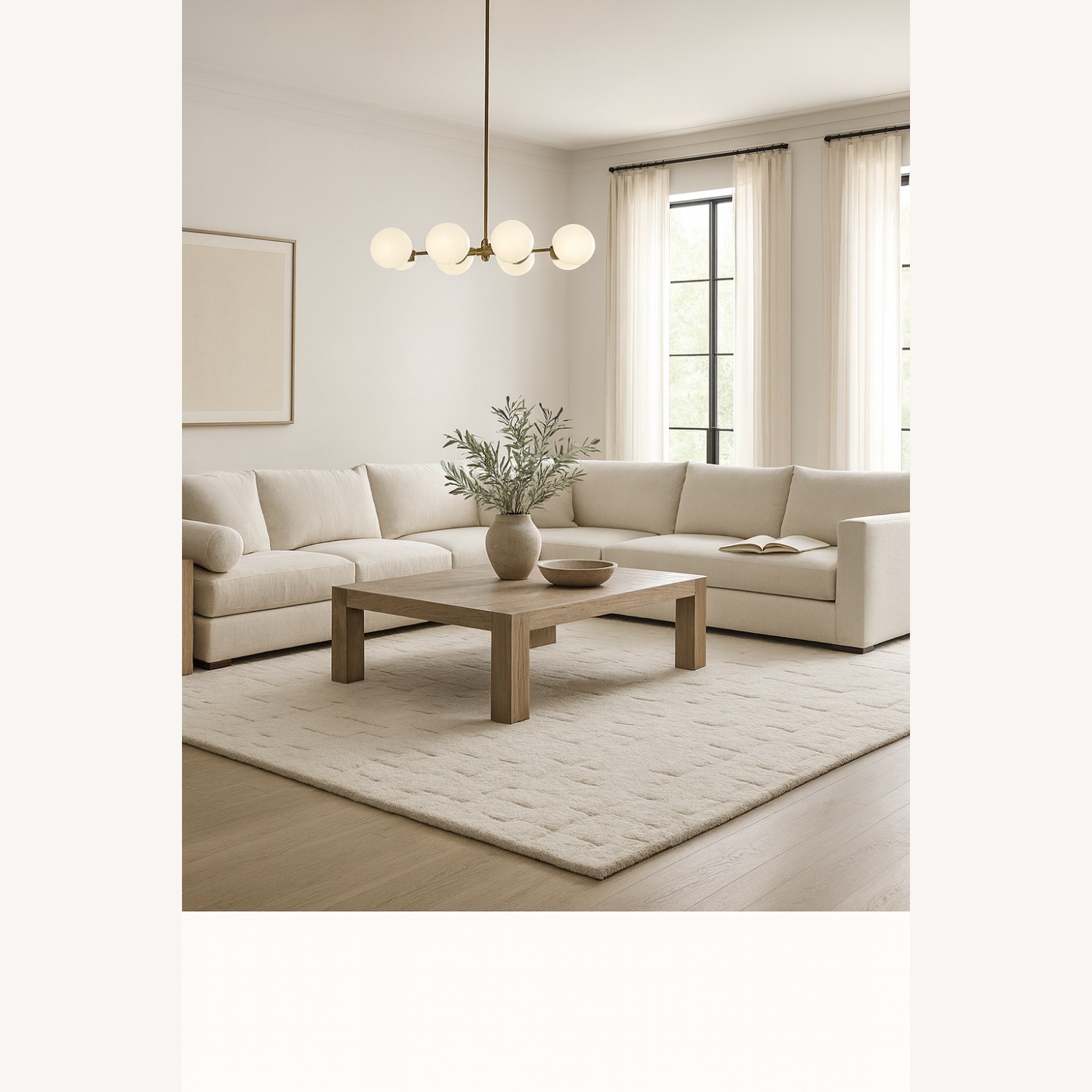 RH Hadya Hand-Knotted Wool Rug – 10x14 W Pad - image-0