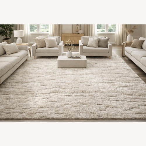 Used RH Hadya Hand-Knotted Wool Rug – 10x14 W Pad for sale on AptDeco