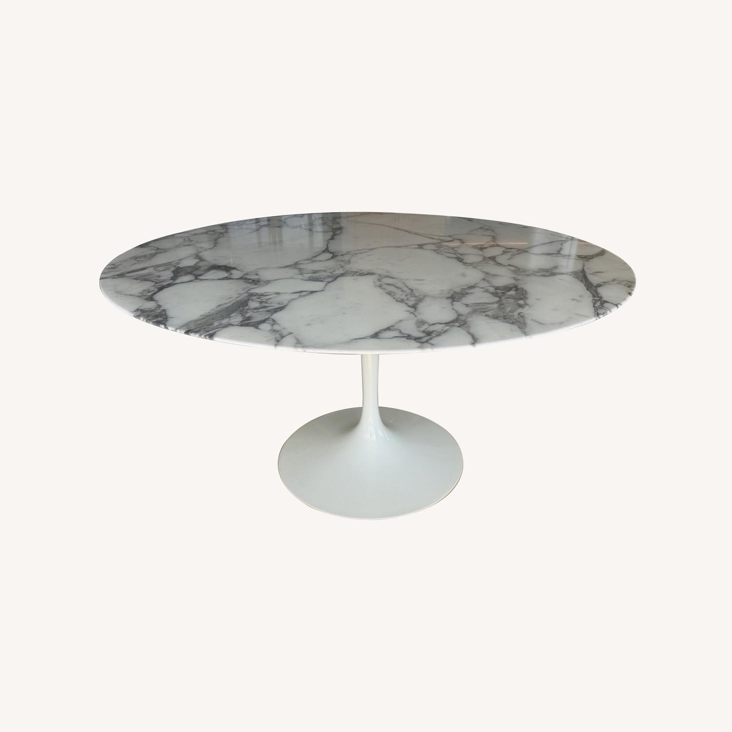 Saarinen Marble Round Dining Table - image-0