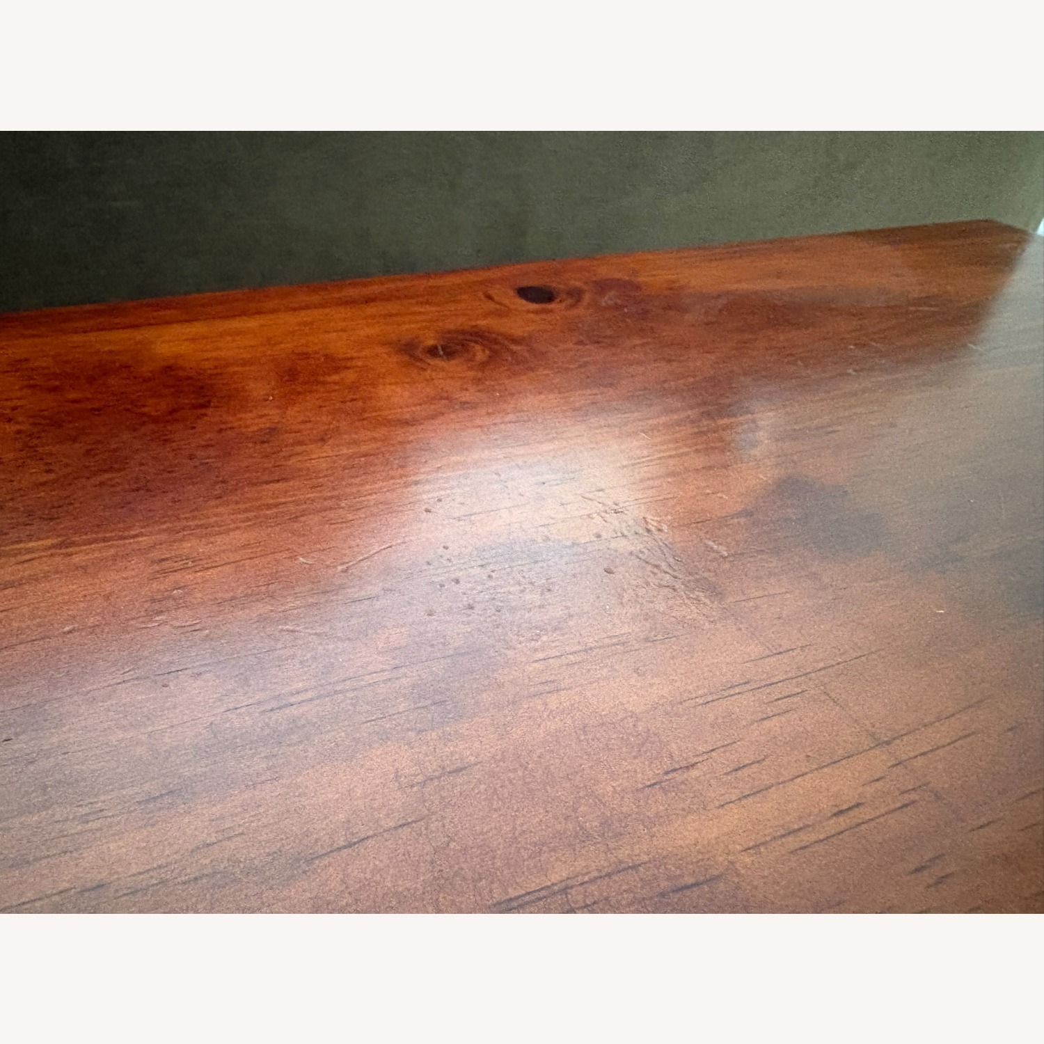 Scallop Edge Solid Wood Coffee Table with Drawers - image-6