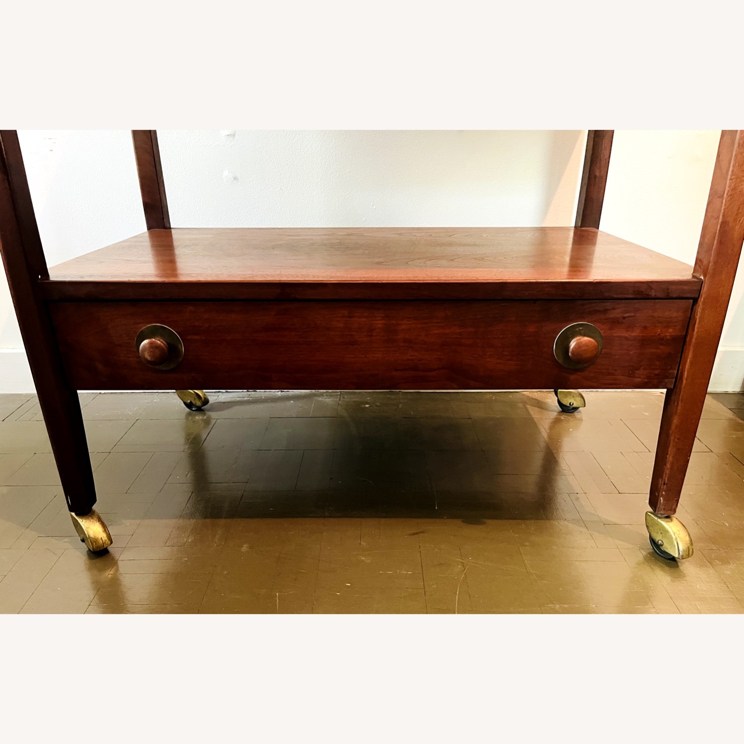 Mid Century Bar Cart / Side Table Danish Style - image-8