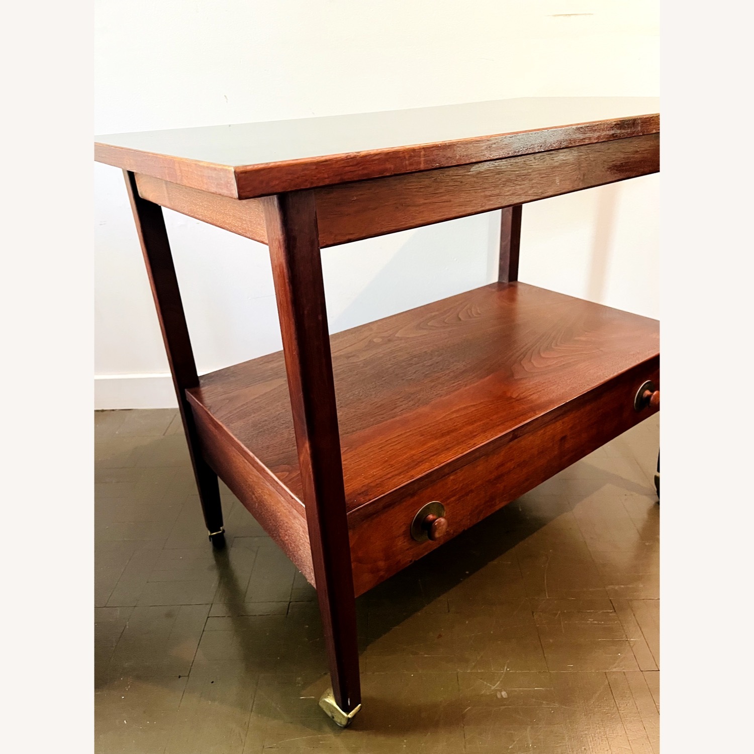 Mid Century Bar Cart / Side Table Danish Style - image-10