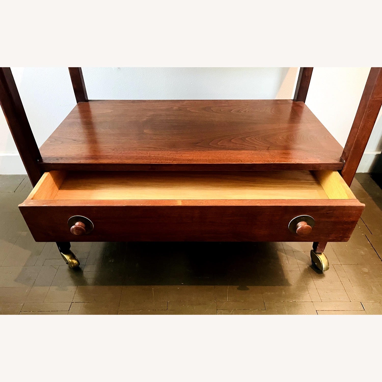 Mid Century Bar Cart / Side Table Danish Style - image-6