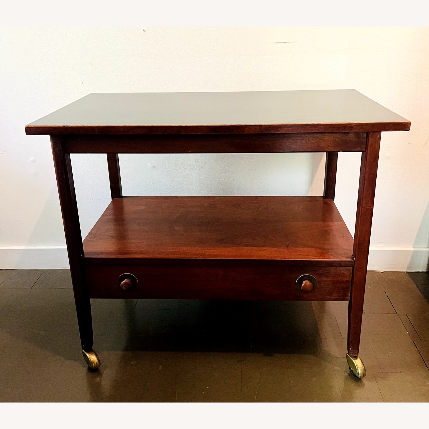 Mid Century Bar Cart / Side Table Danish Style - image-7