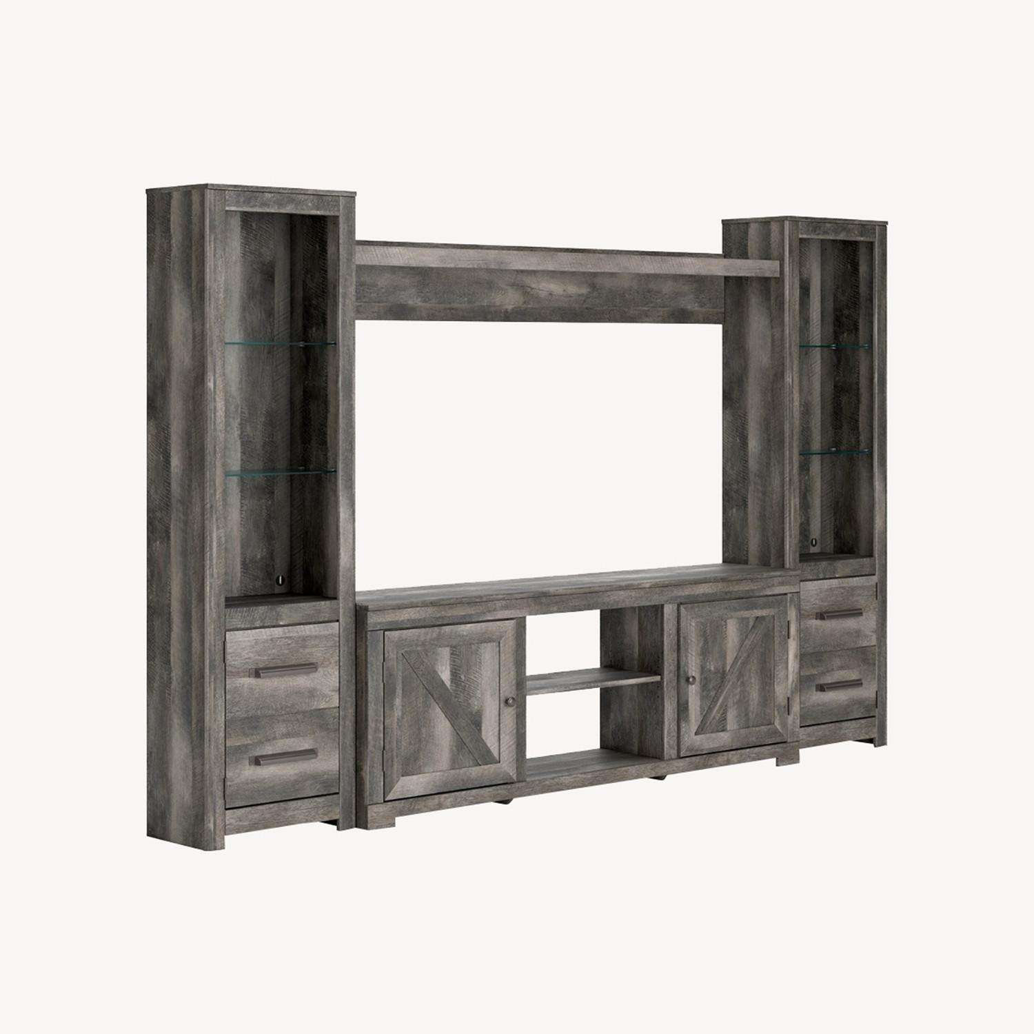 Ashley Furniture Wynnlow 4-Piece Entertainment Center with 72'' TV Stand - image-0