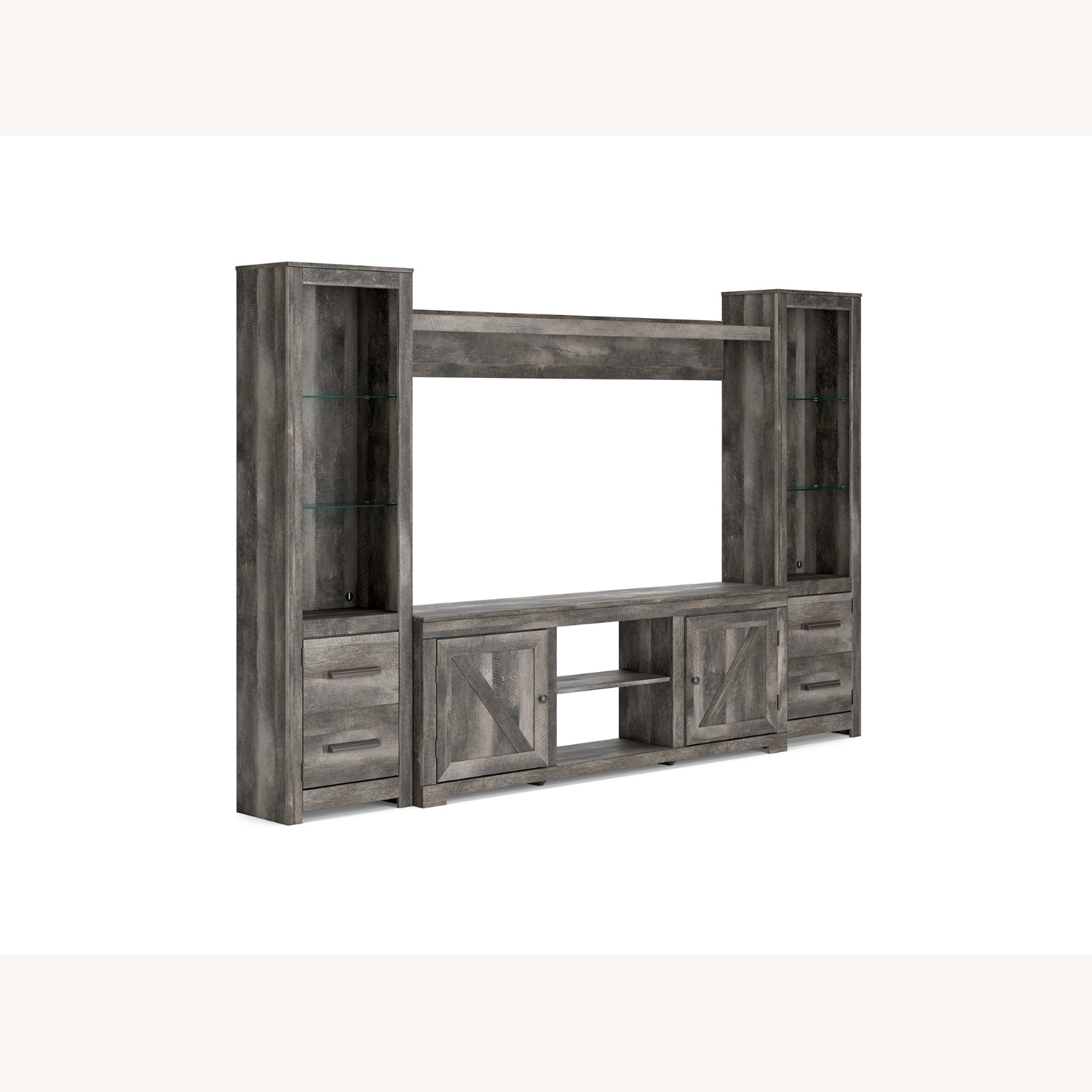 Ashley Furniture Wynnlow 4-Piece Entertainment Center with 72'' TV Stand - image-4