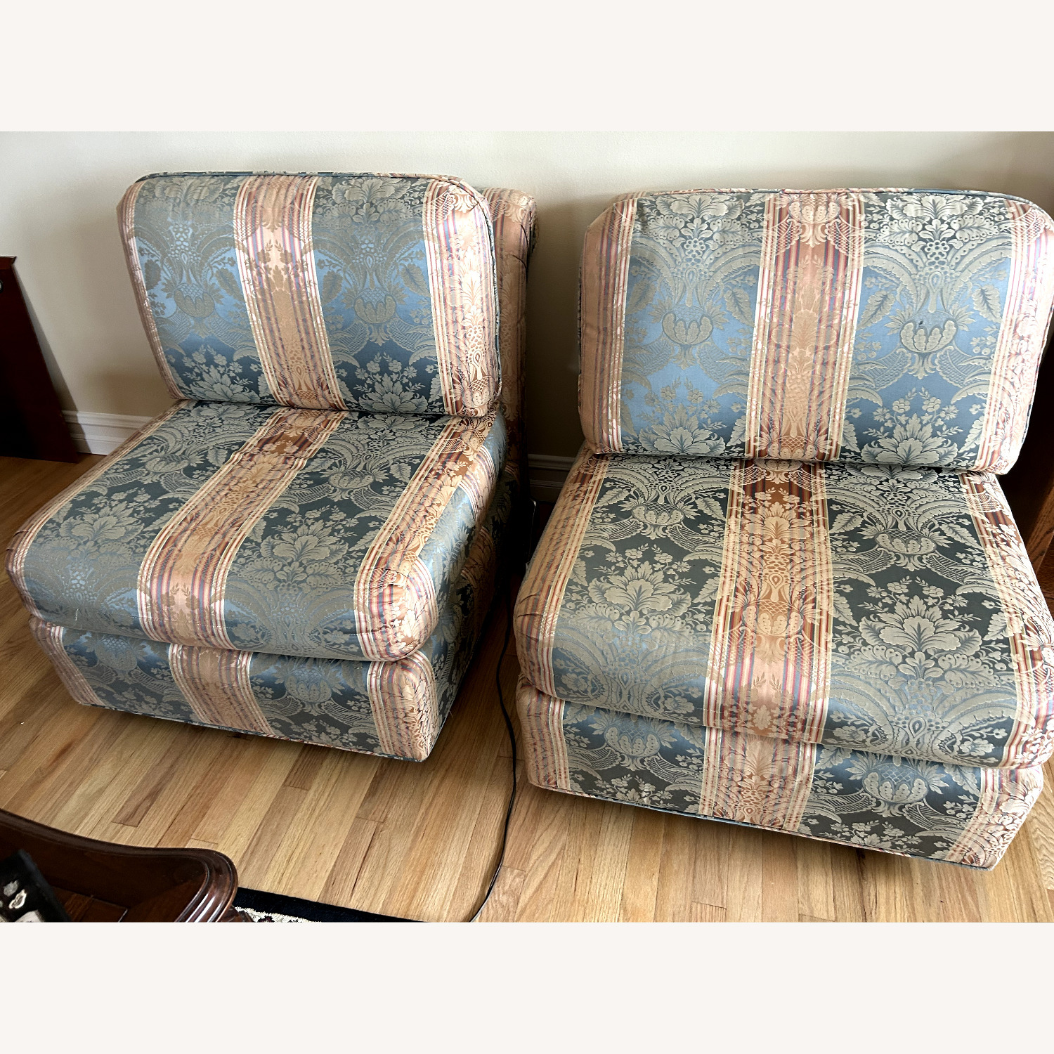 Custom Armless Accent Chairs - image-1