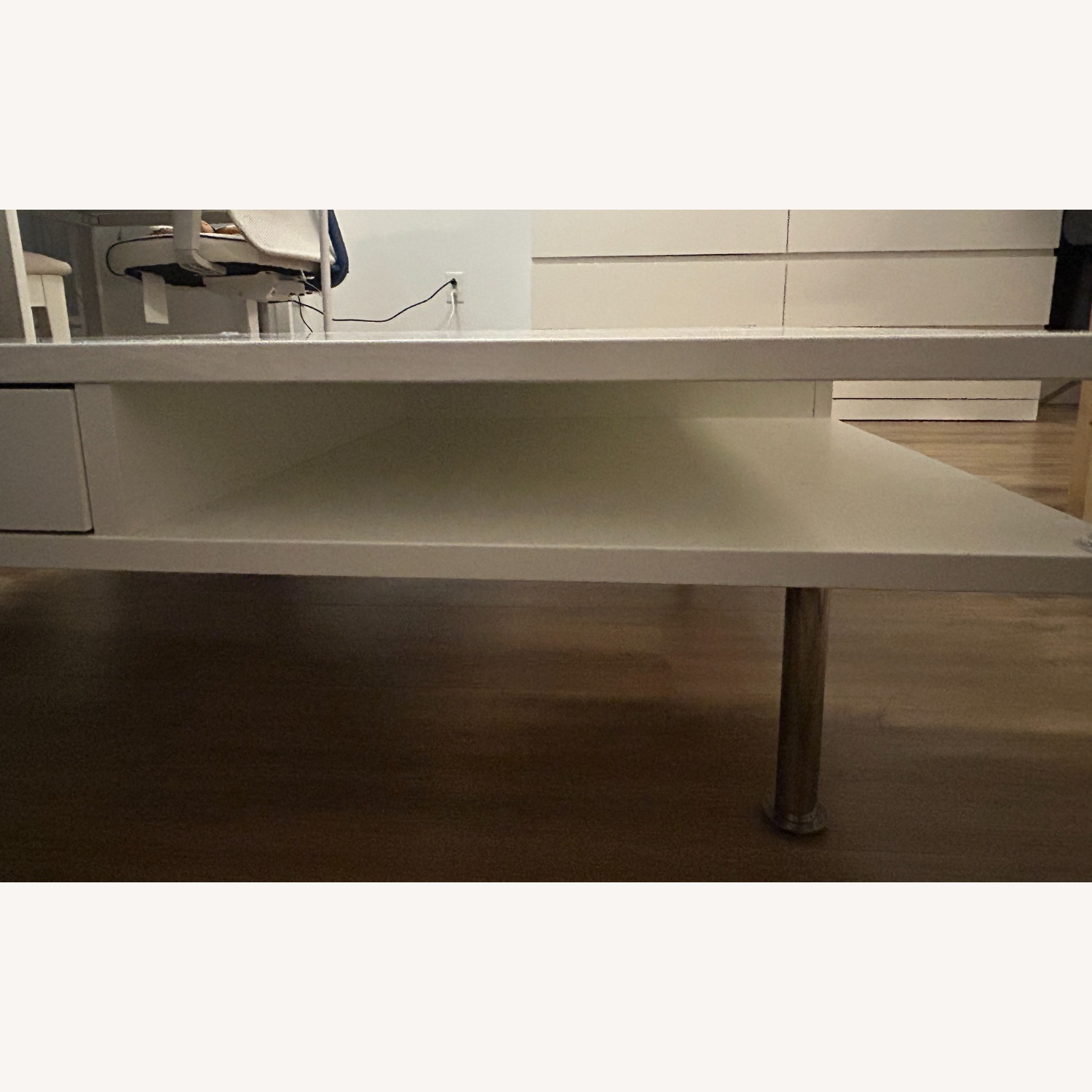 IKEA Tofteryd High Gloss White Coffee Table - image-5