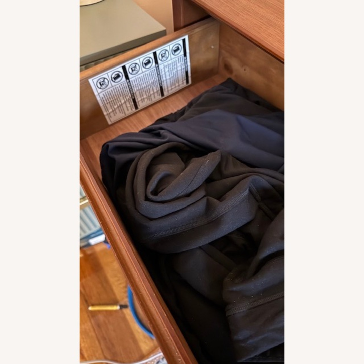 All Wood Mid-century 3 Drawer Dresser - image-3