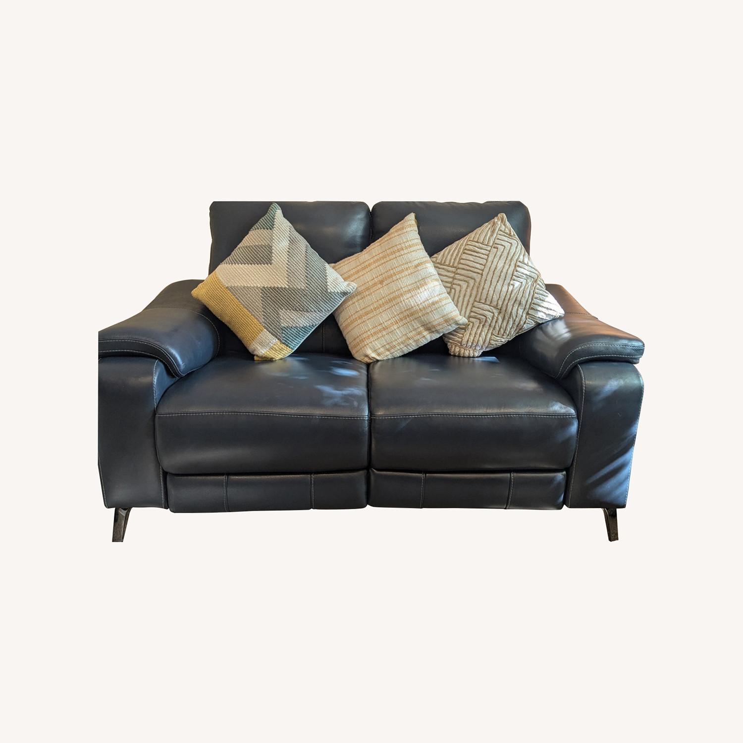 Indigo Power Reclining Loveseat - image-0