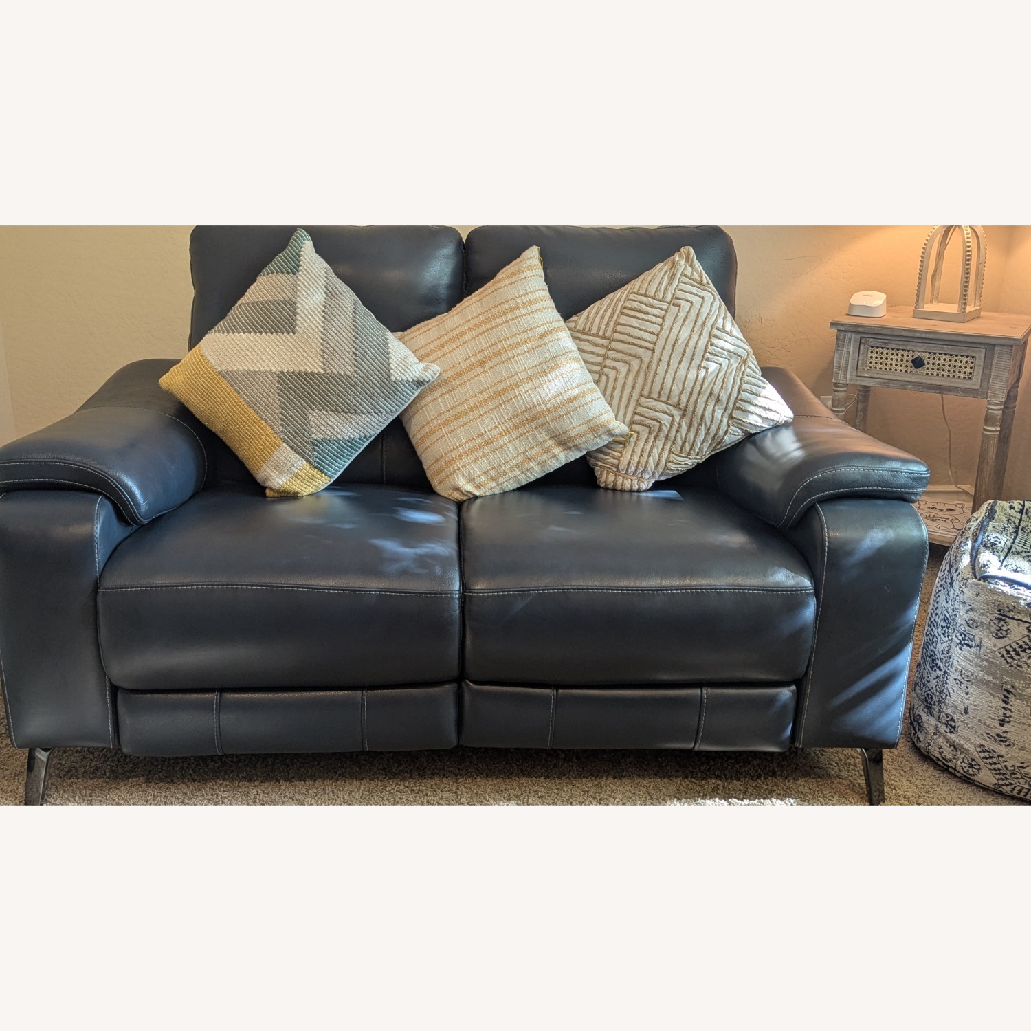 Indigo Power Reclining Loveseat - image-1