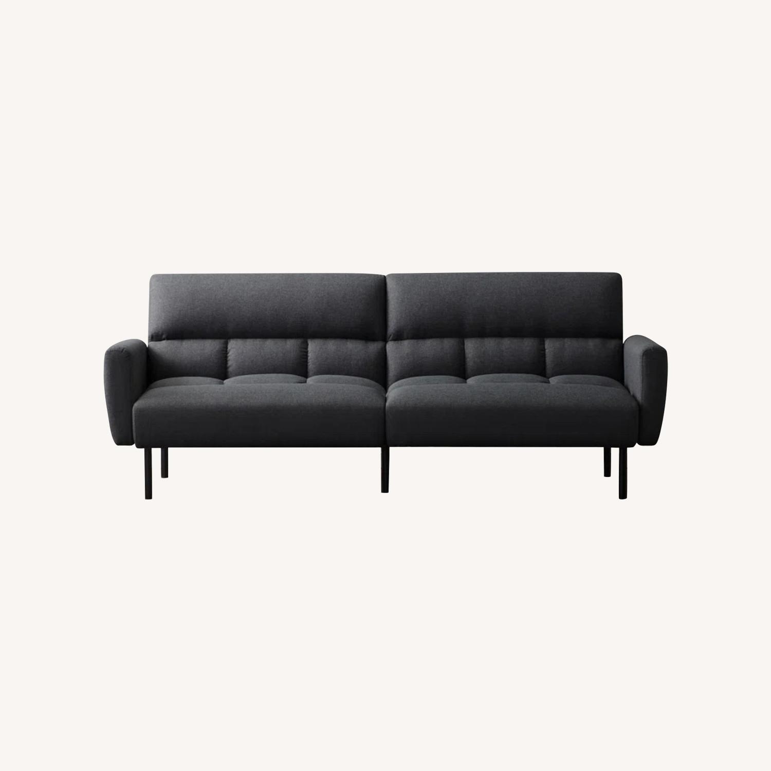 Ollie Futon Sofa Bed with Box Tufting - image-0