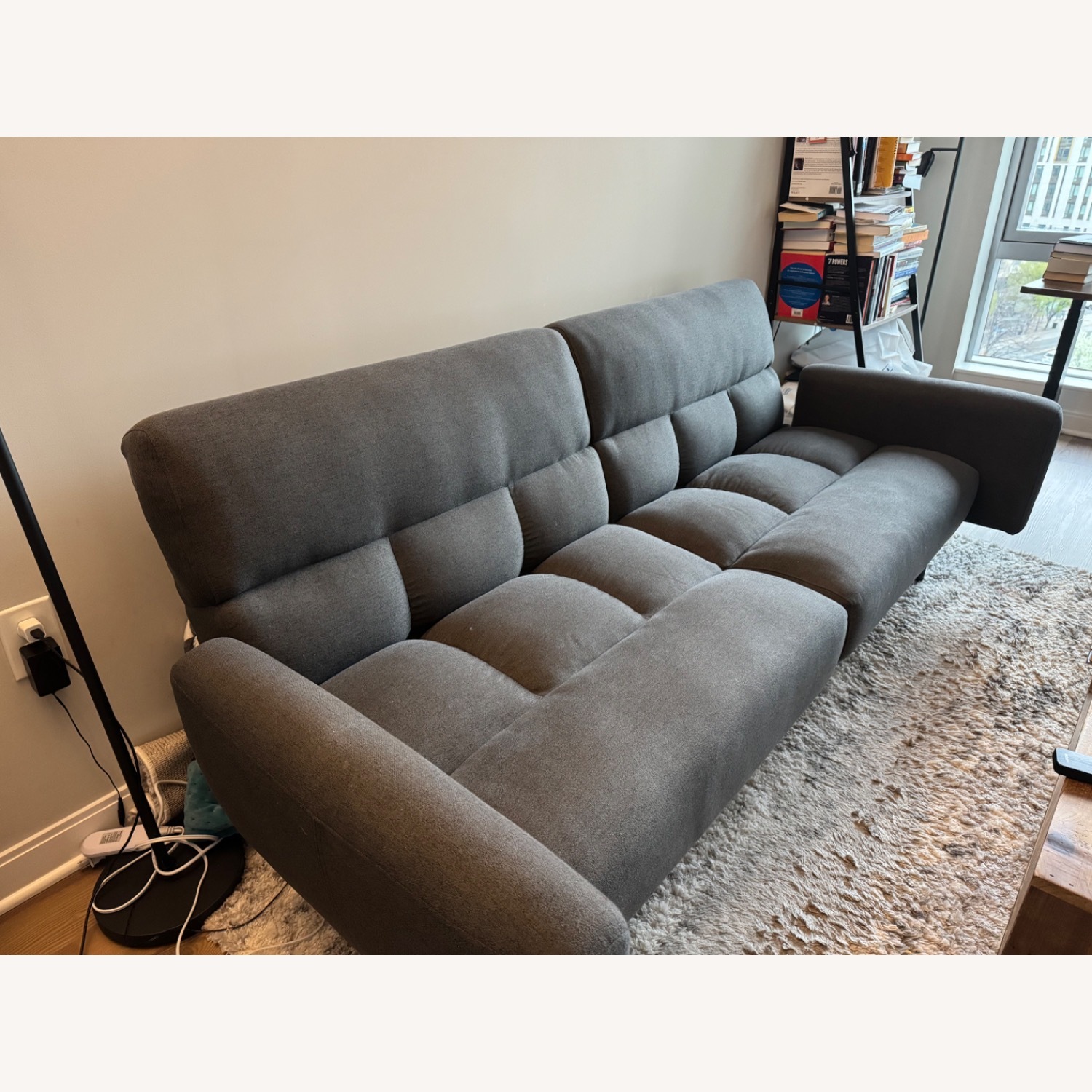 Ollie Futon Sofa Bed with Box Tufting - image-1