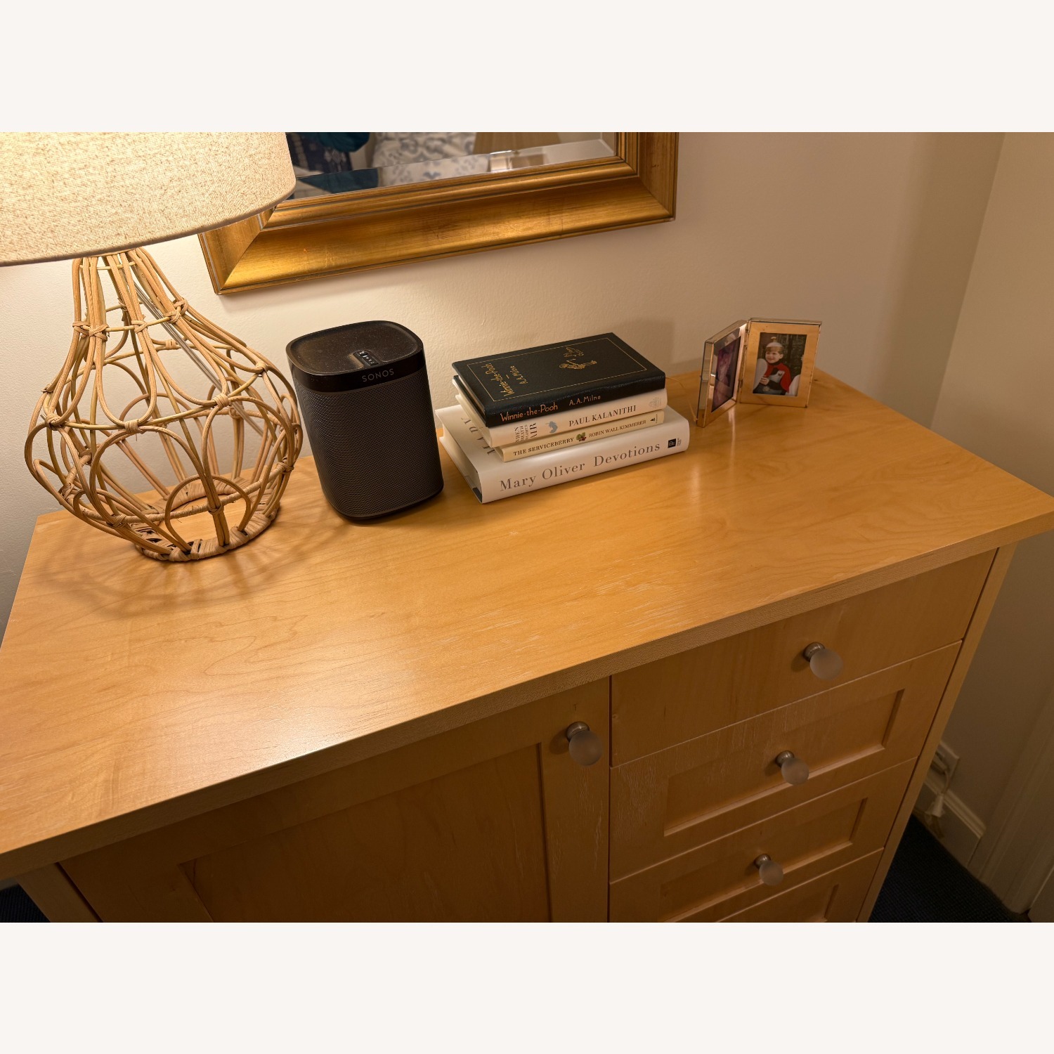 Solid Maple Console for Storage - image-3