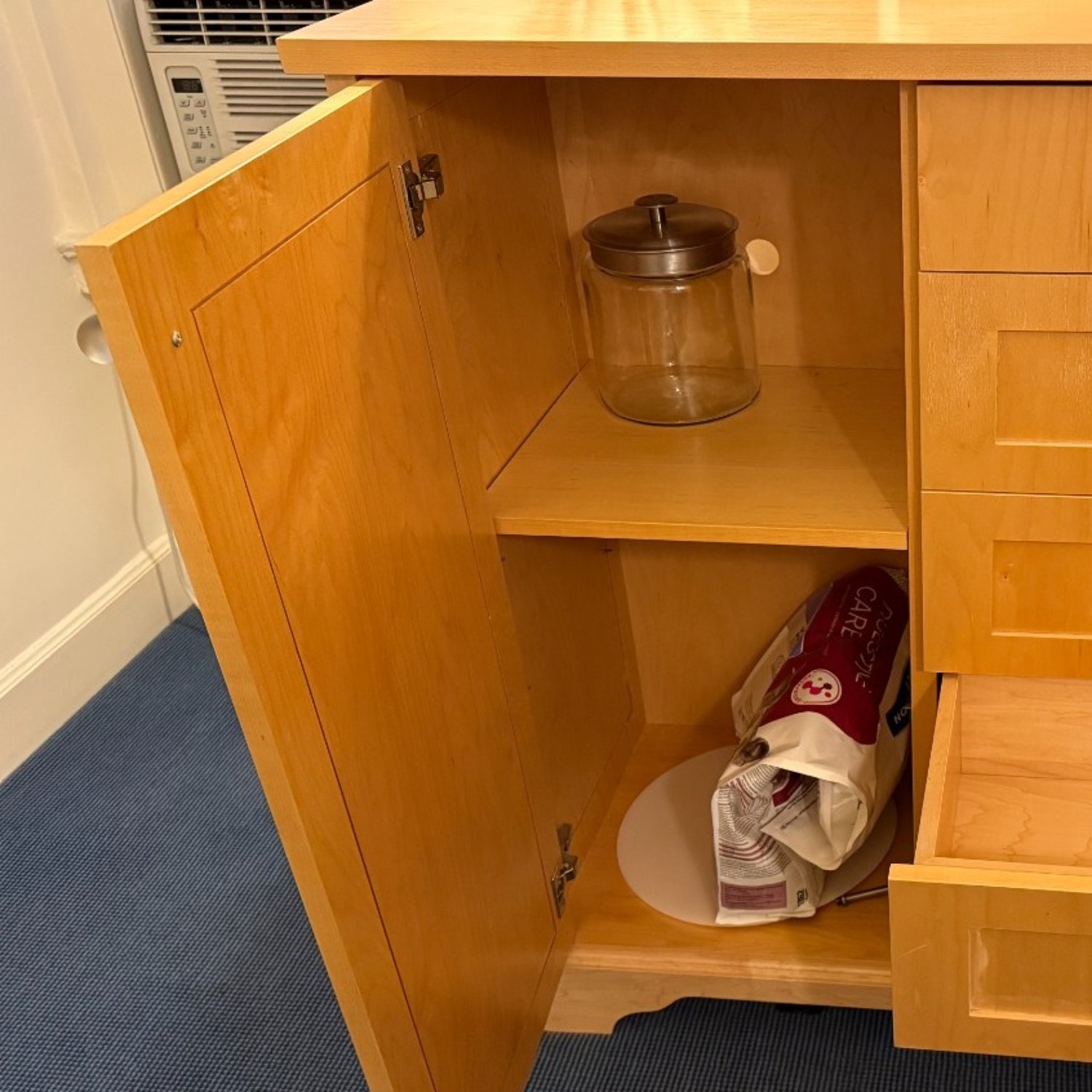 Solid Maple Console for Storage - image-5