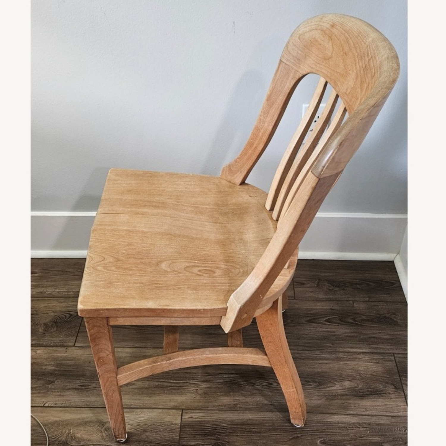 B.L. Marble Chair Bankers Juror Office Desk 1943 - AptDeco