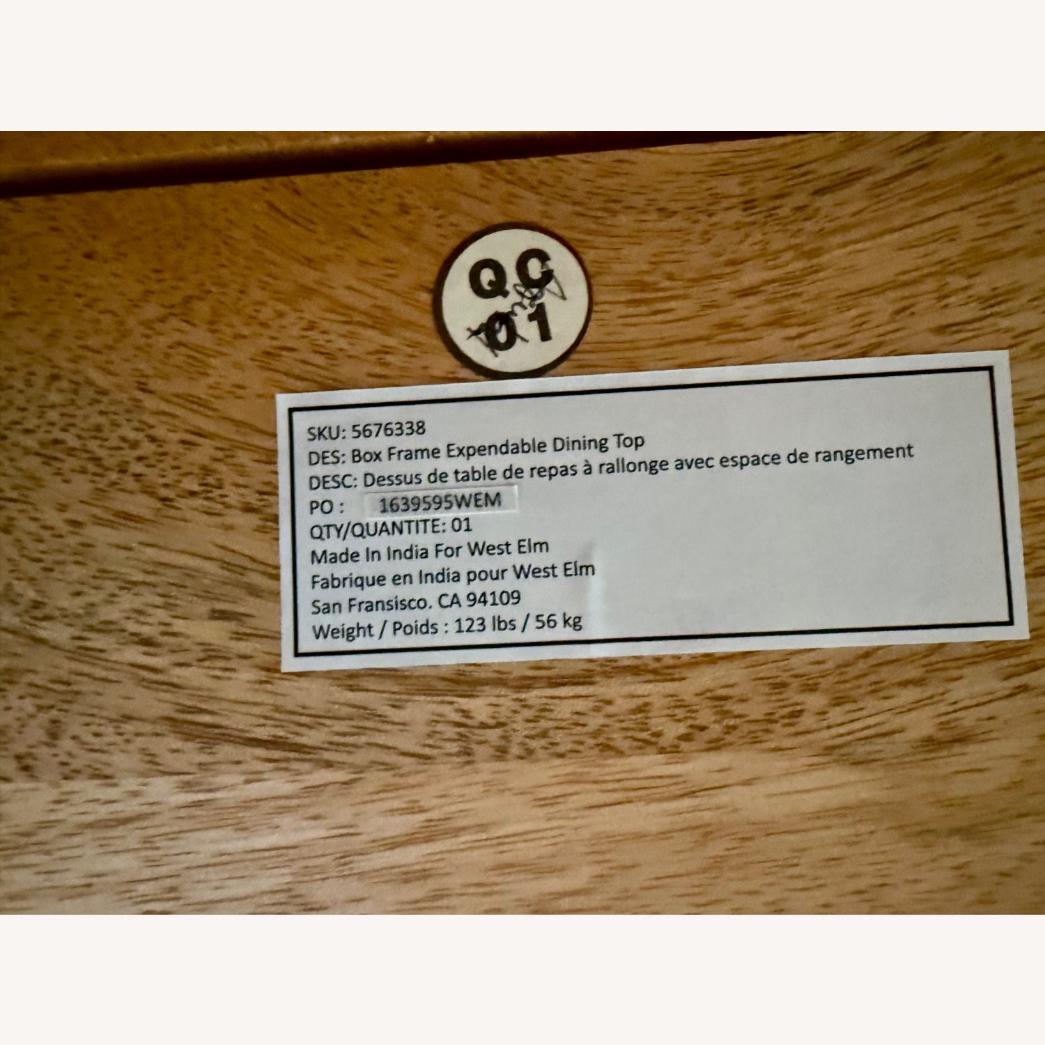 West Elm Expandable Dining Table - image-8